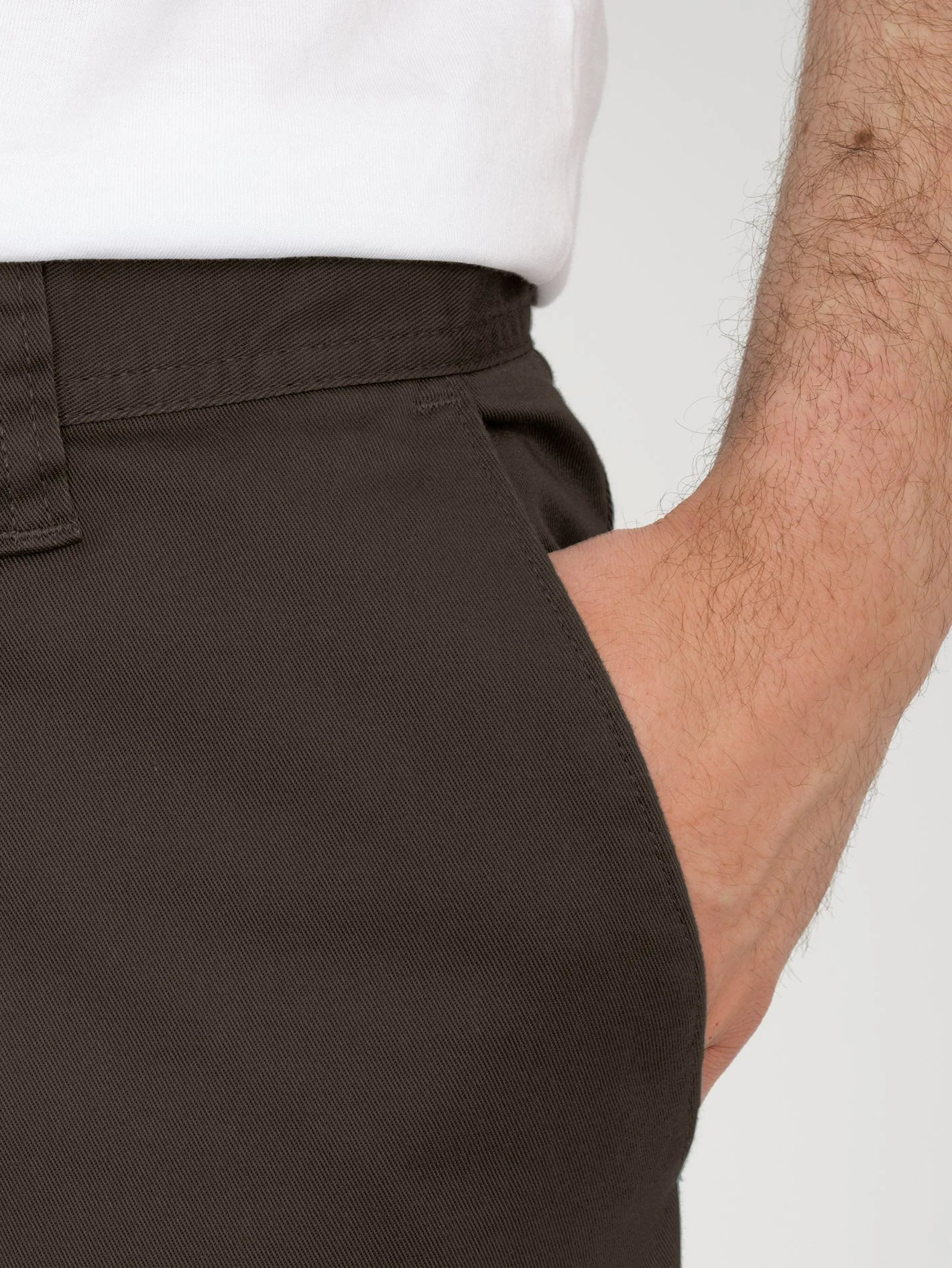 Pantalon Frickin Modern Stretch - DARK BROWN - Image 4