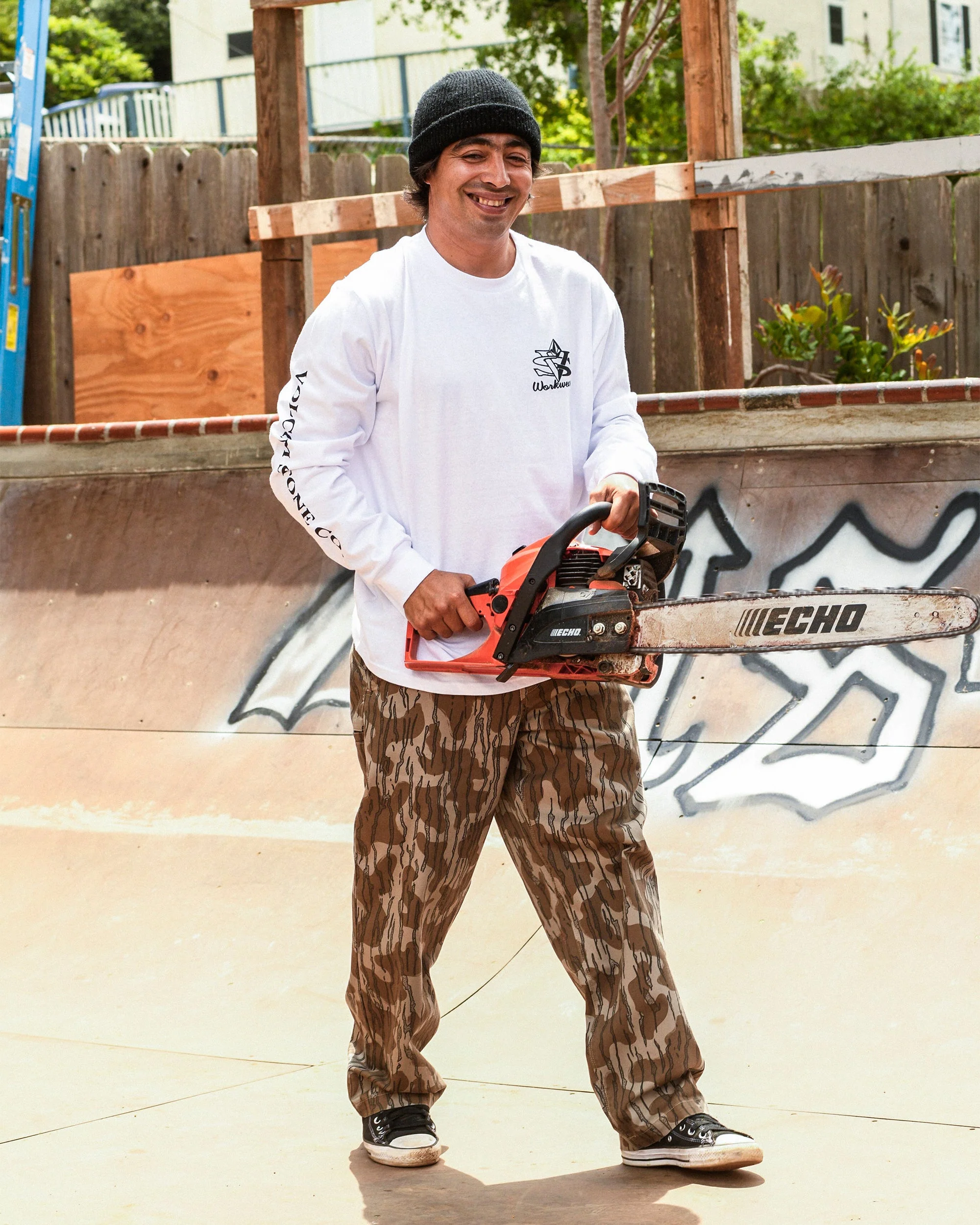 Pantalon Chino Frickin Skate Work - BRINDLE - Image 3