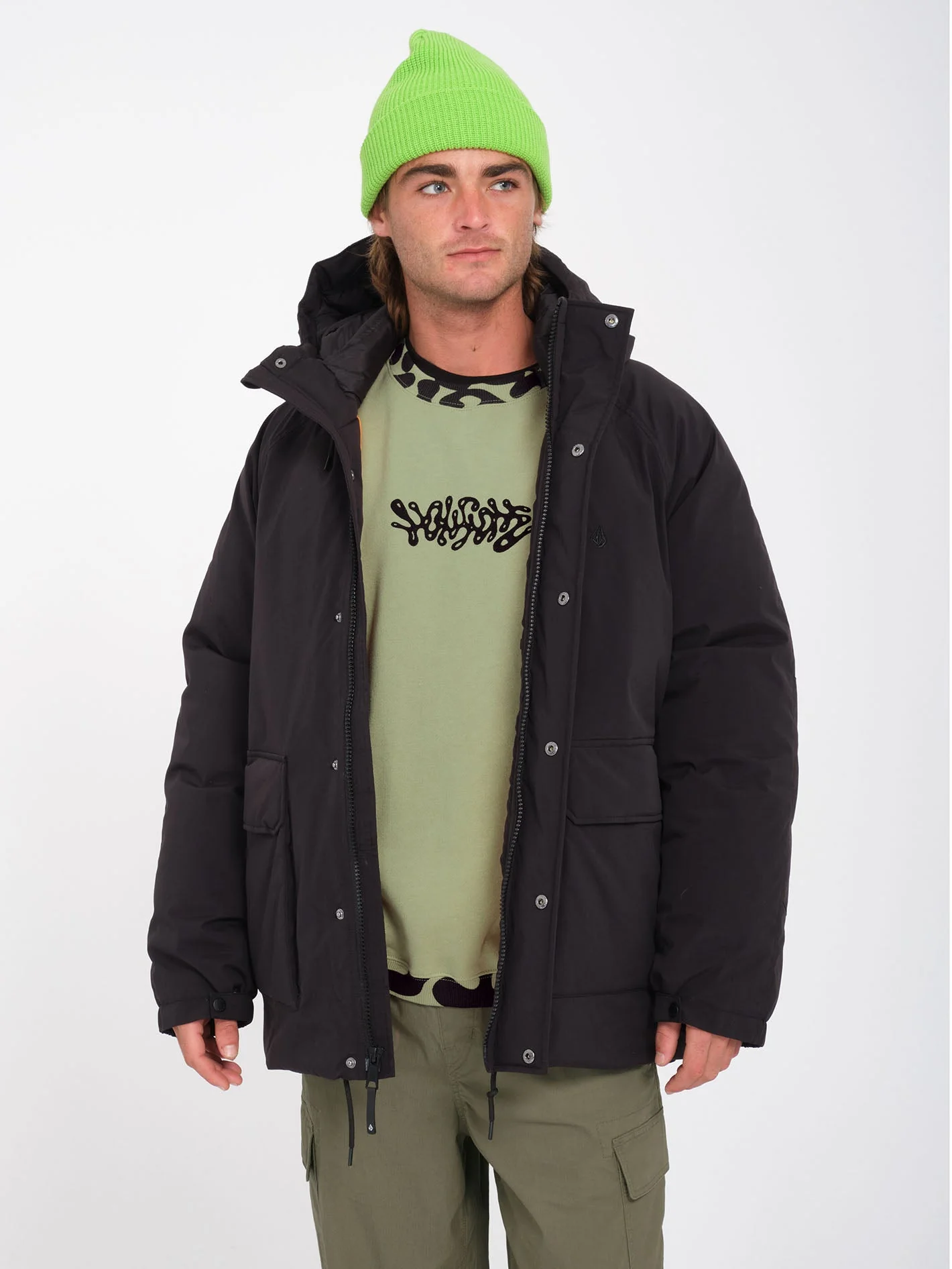 Bonnet Full Stone - ELECTRIC GREEN - Image 2