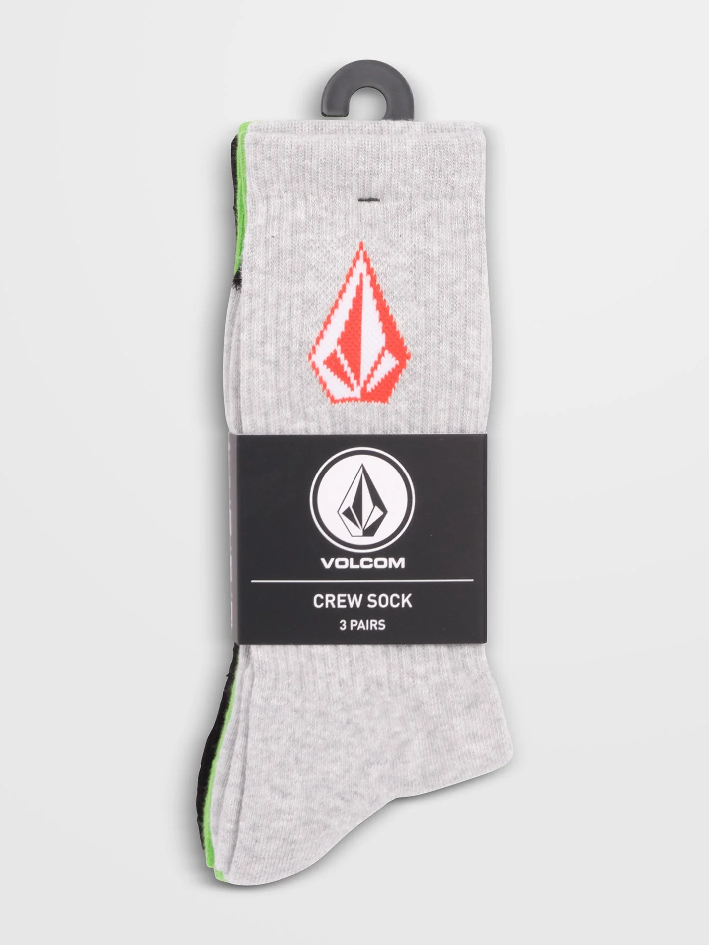 Chaussettes Full Stone (Pack de 3) - ELECTRIC GREEN - Image 2