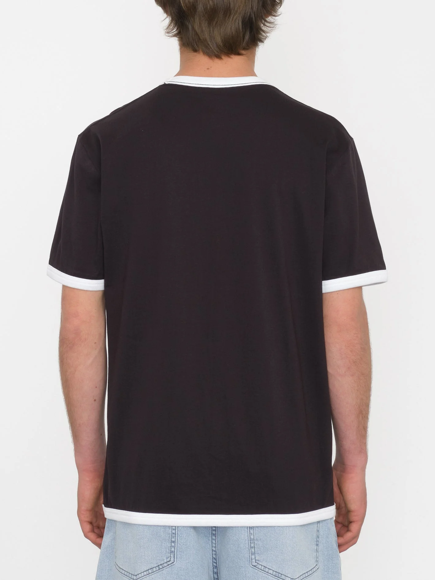 T-shirt Fullring Ringer - BLACK - Image 2