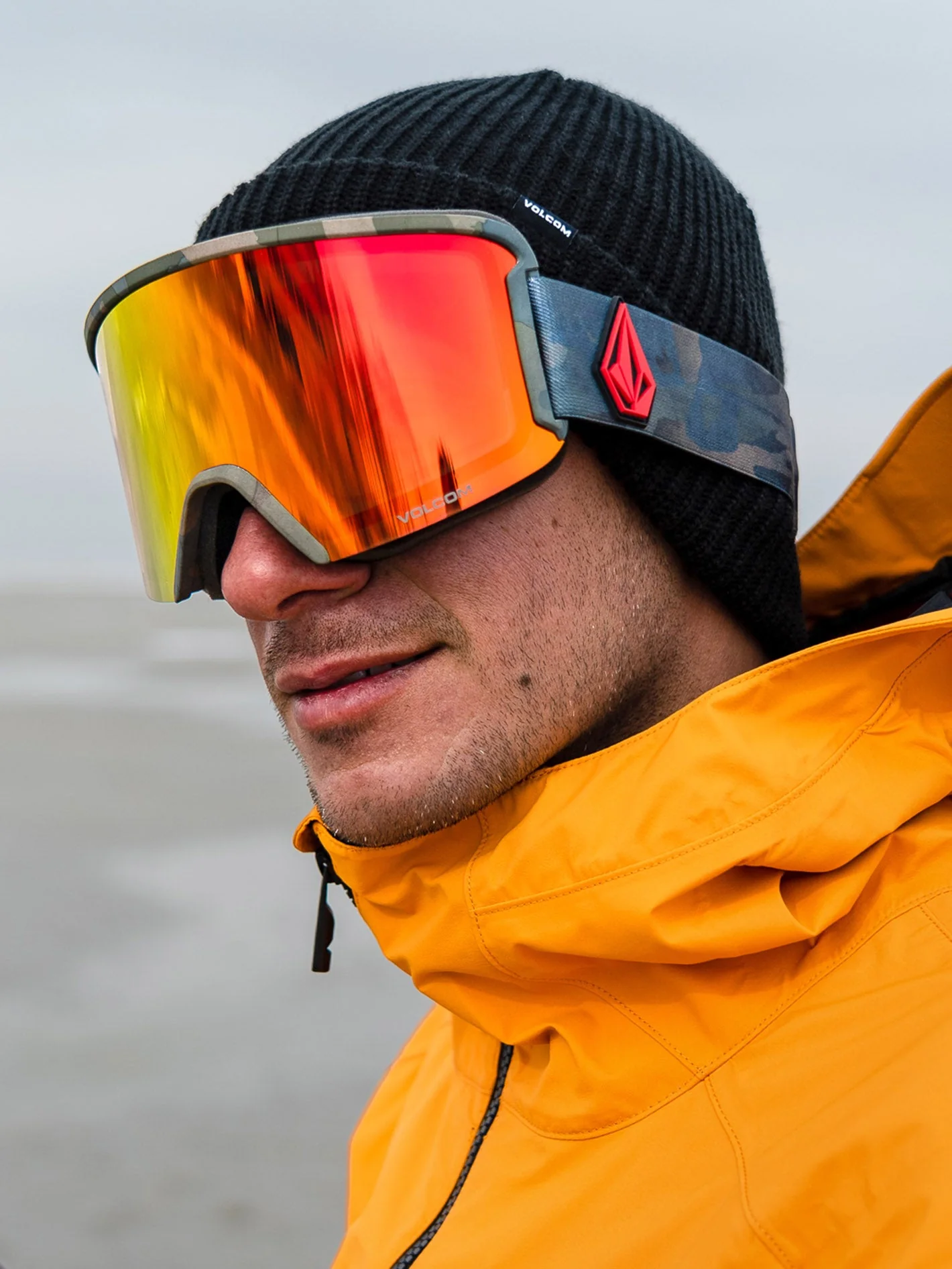 Masque de snow Cloudwash Camo (+ écran bonus Yellow Chrome) - RED CHROME