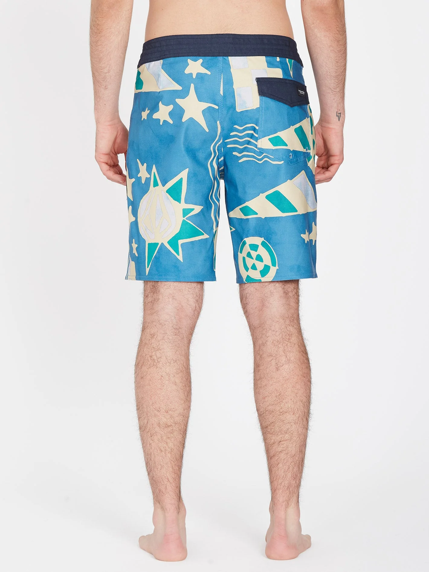 Boardshort Geo Stoney 19" - AGED INDIGO - Image 2