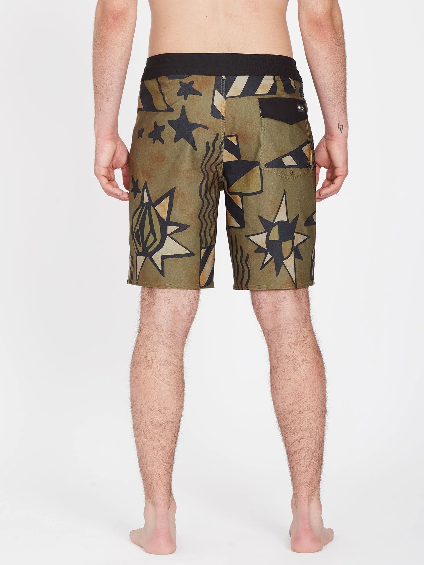 Boardshort Geo Stoney 19" - SERVICE GREEN - Image 2