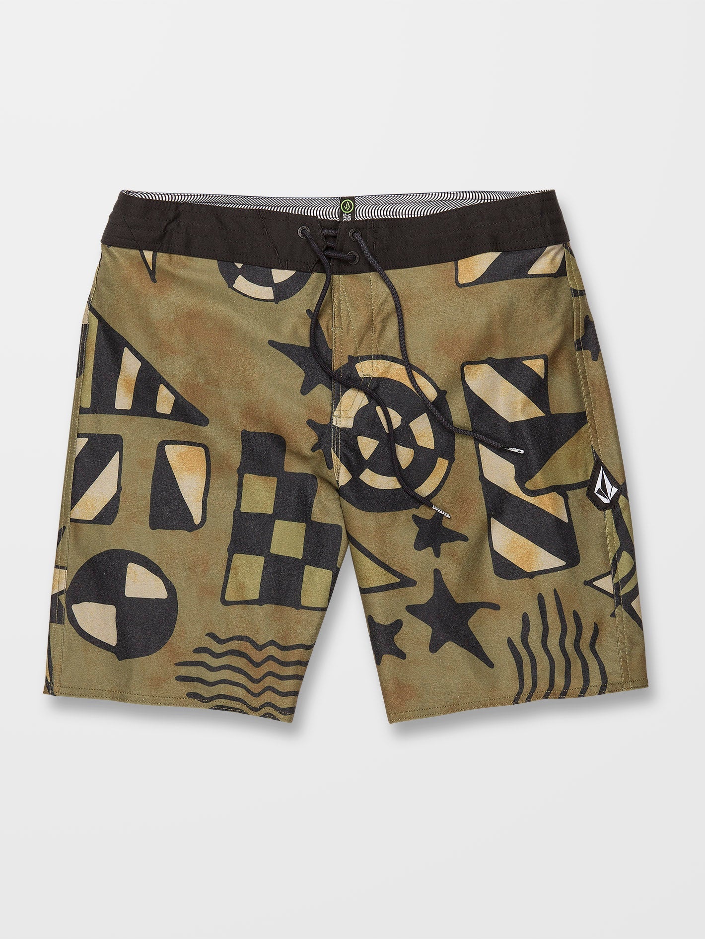 Boardshort Geo Stoney 19" - SERVICE GREEN - Image 3