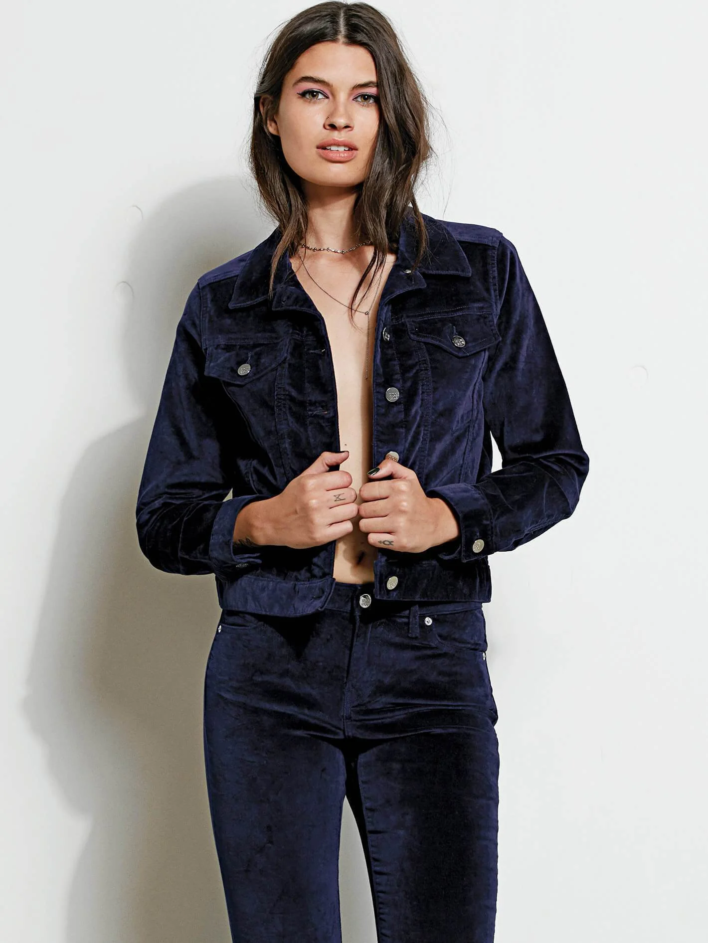 Veste GMJ Velvet - Indigo - Image 2