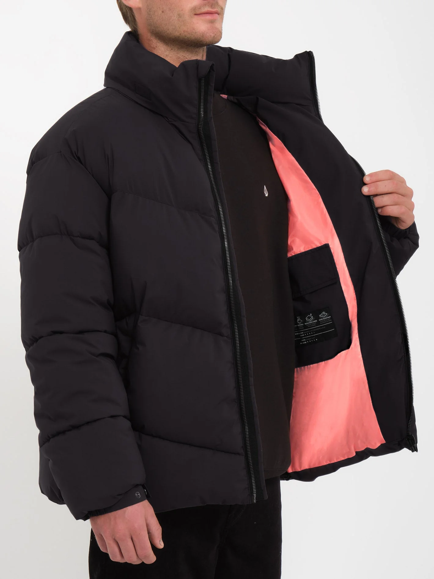 Veste Doudoune Goldsmooth - BLACK COMBO - Image 6