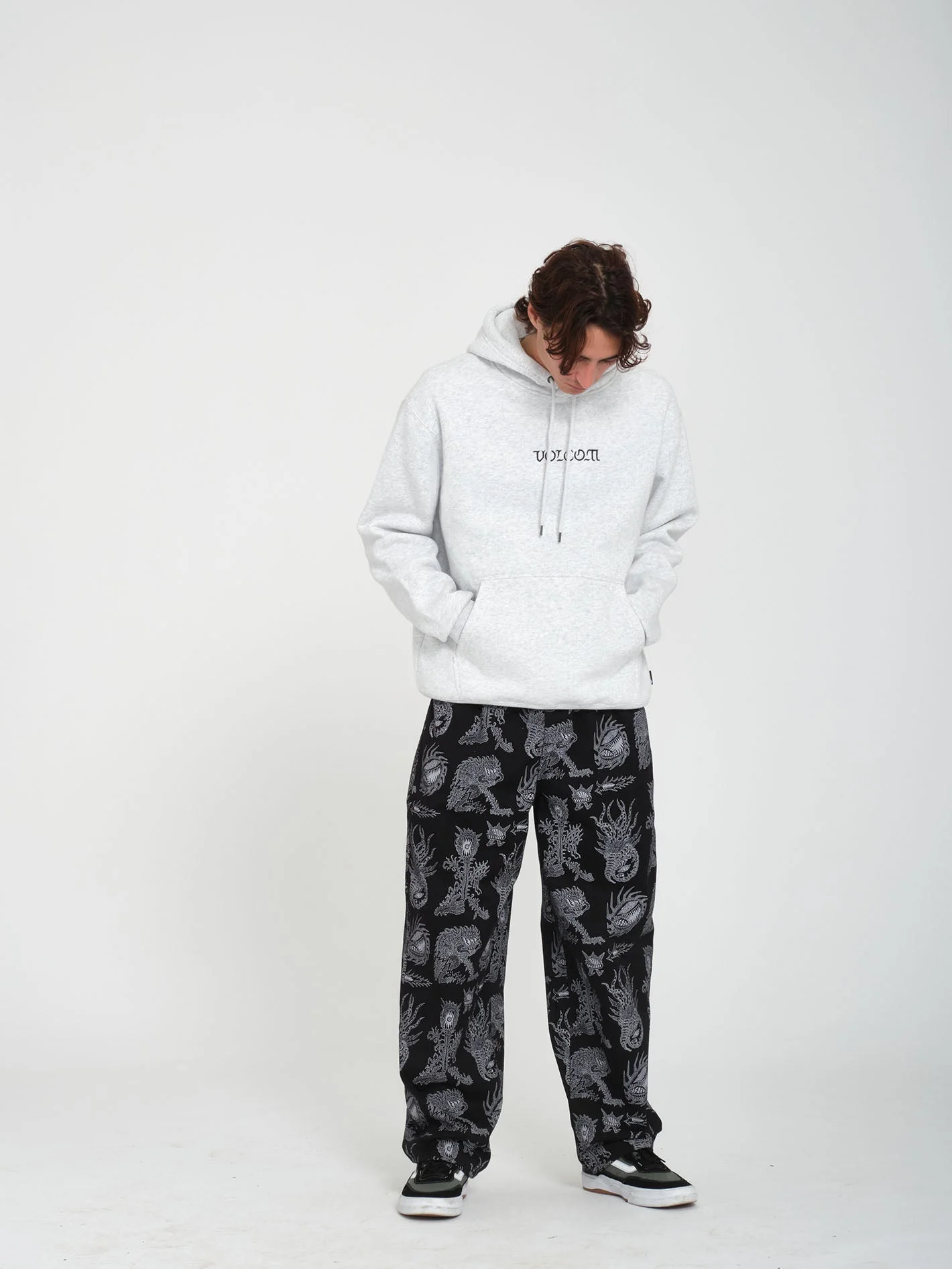 Sweat à capuche Gothstone - BONE HEATHER - Image 3
