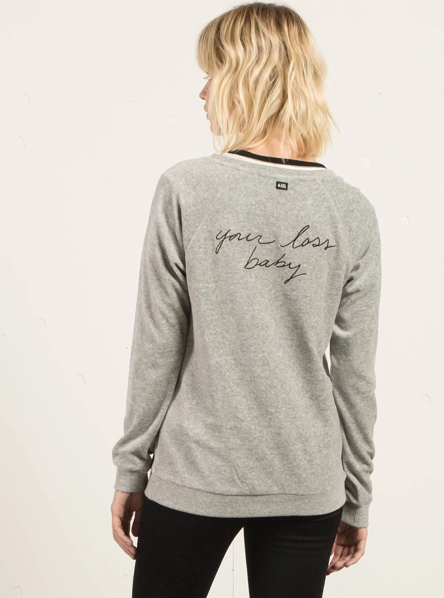Pull-Over Gotta Crush Crew - Heather Grey - Image 2