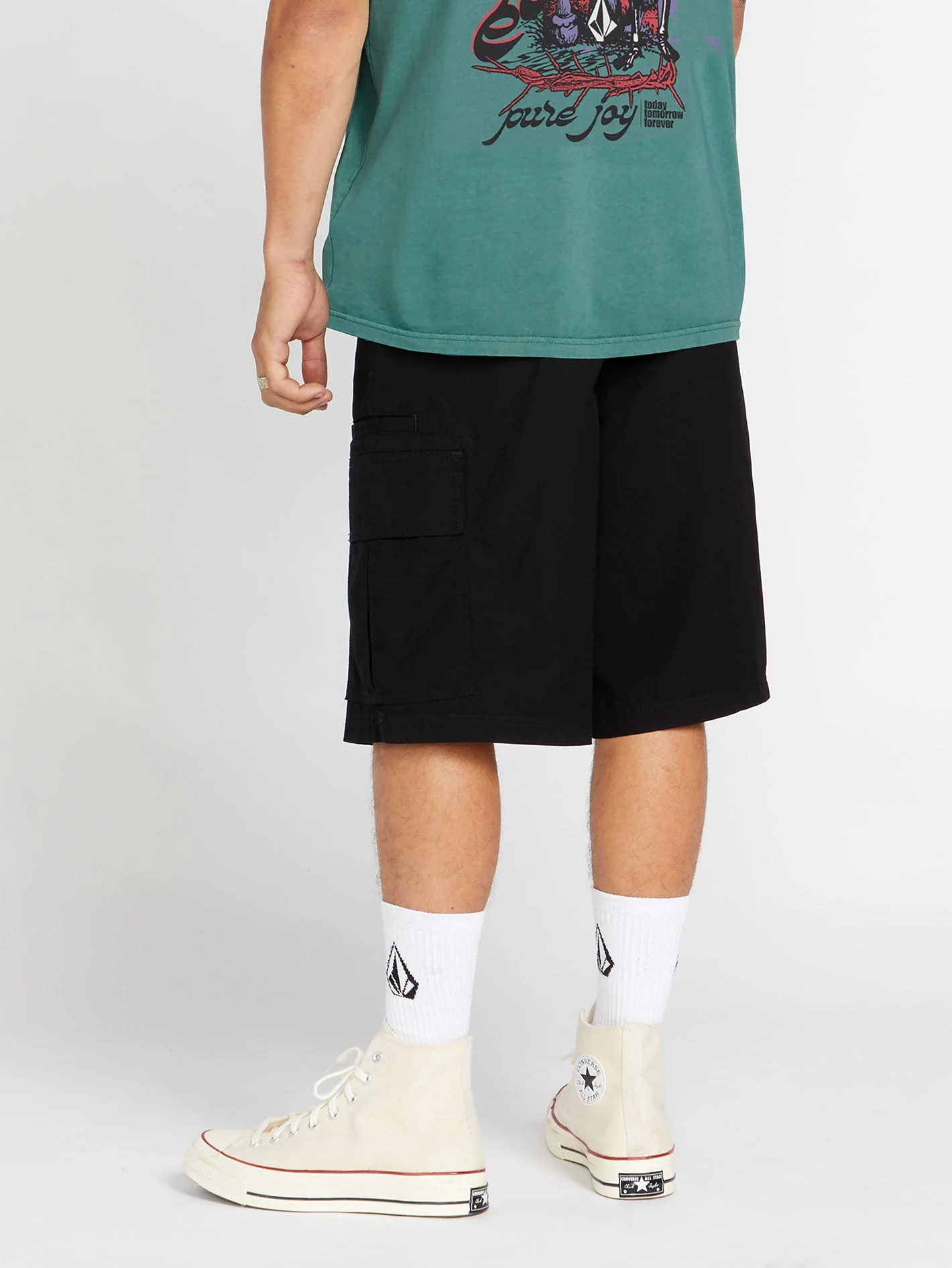 Short Cargo Grand Fang 22" - Black - Image 2