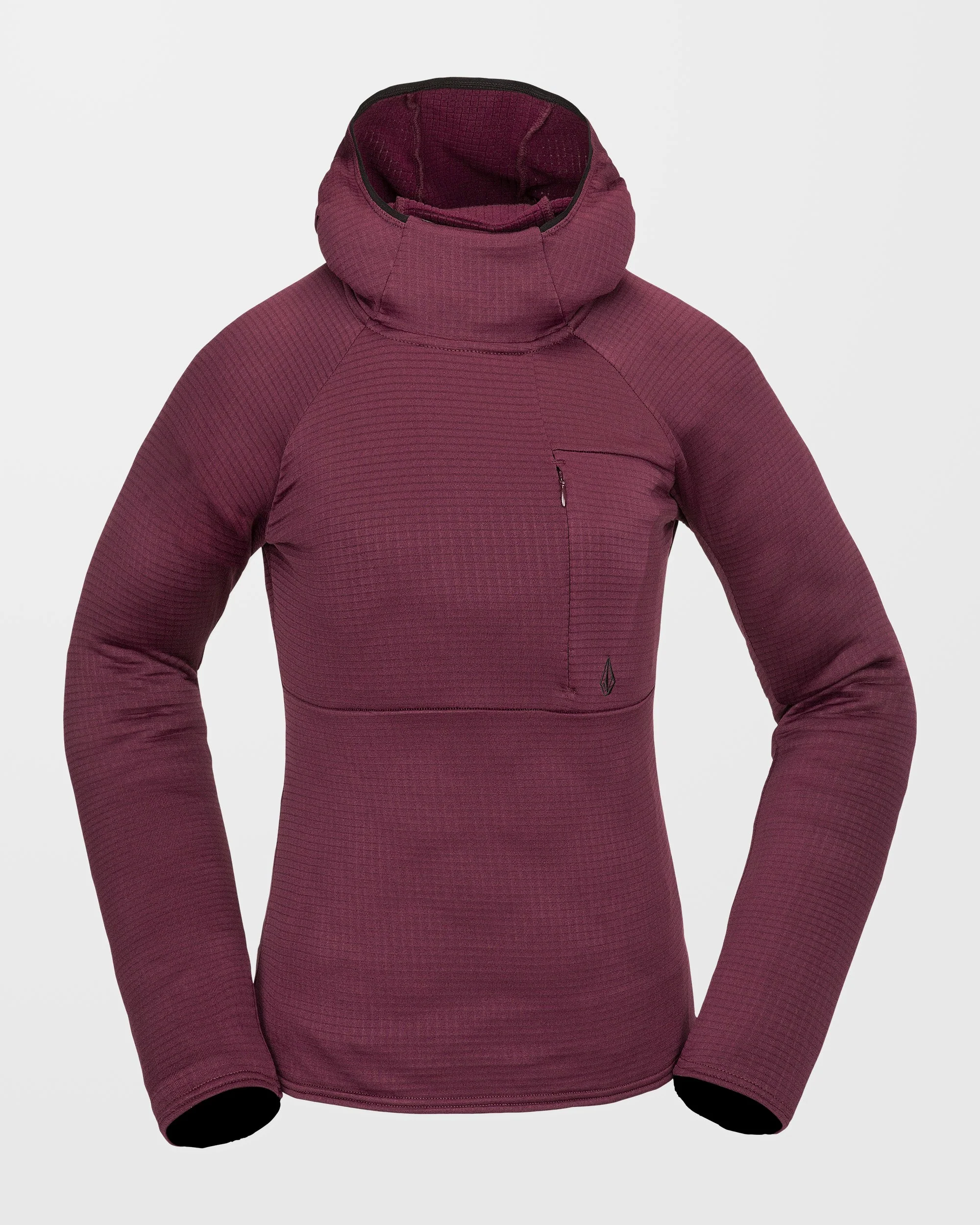 Sweat à capuche Gridlock - Burgundy