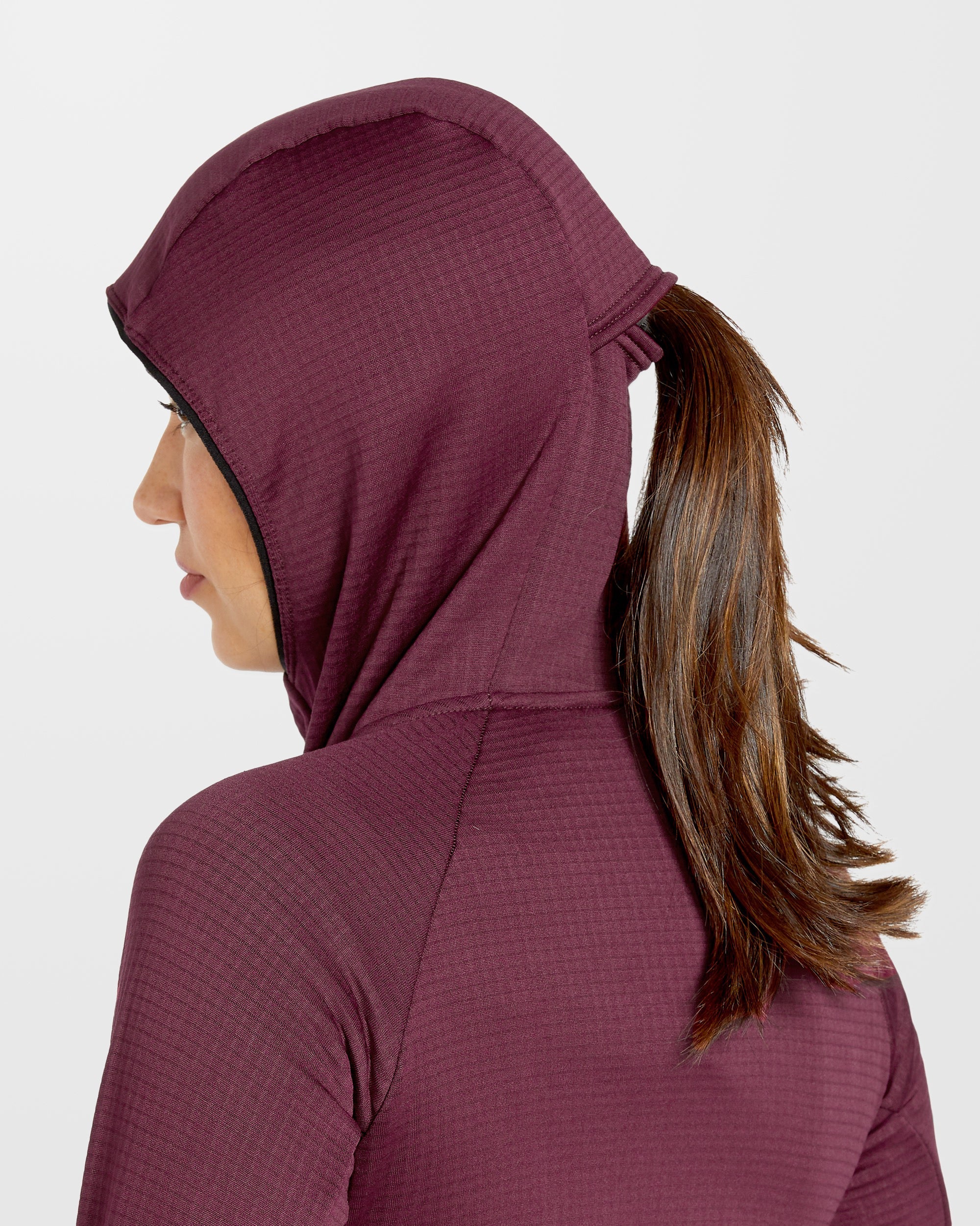Sweat à capuche Gridlock - Burgundy - Image 6