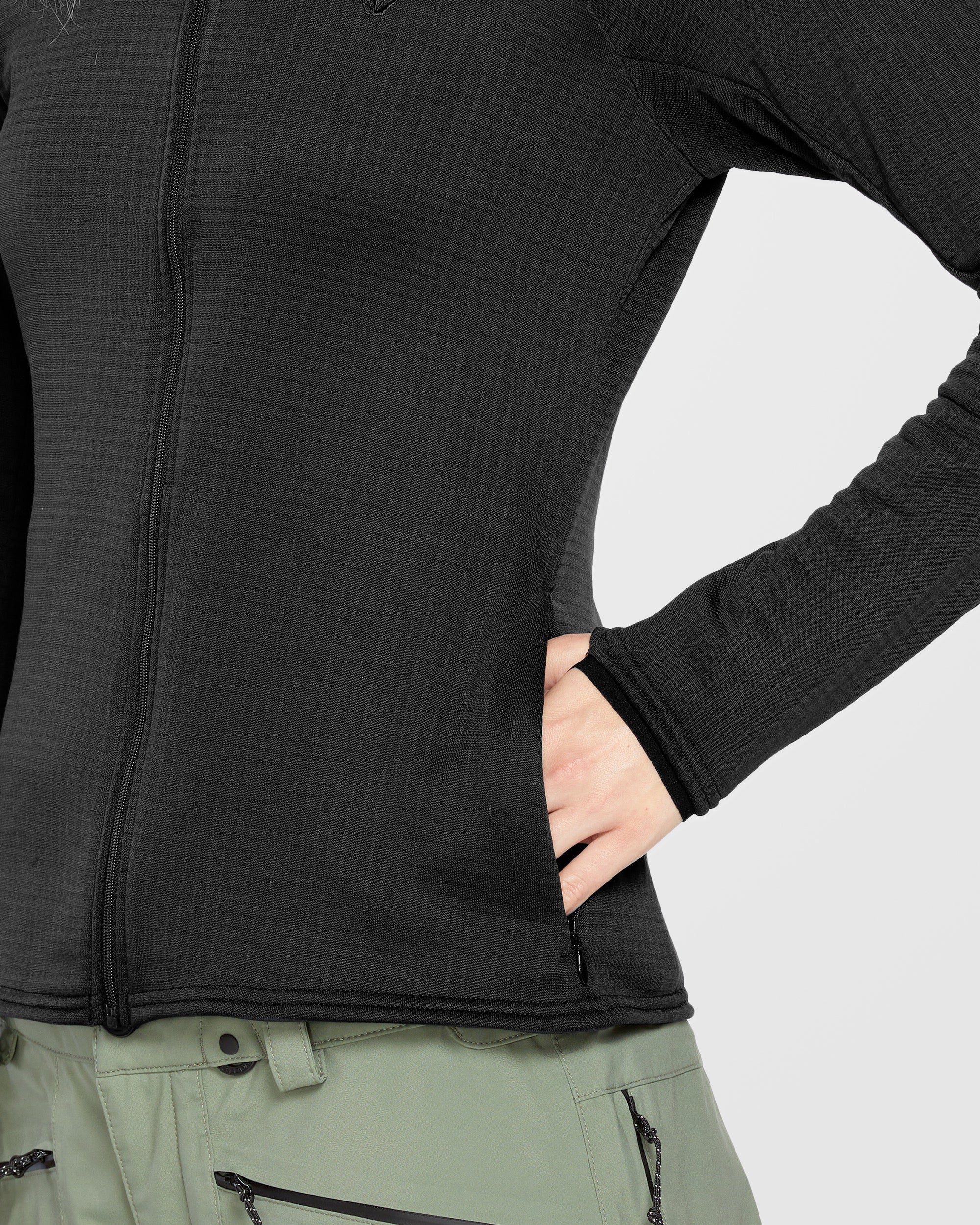 Sweat Gridlock Full Zip - Black - Image 5