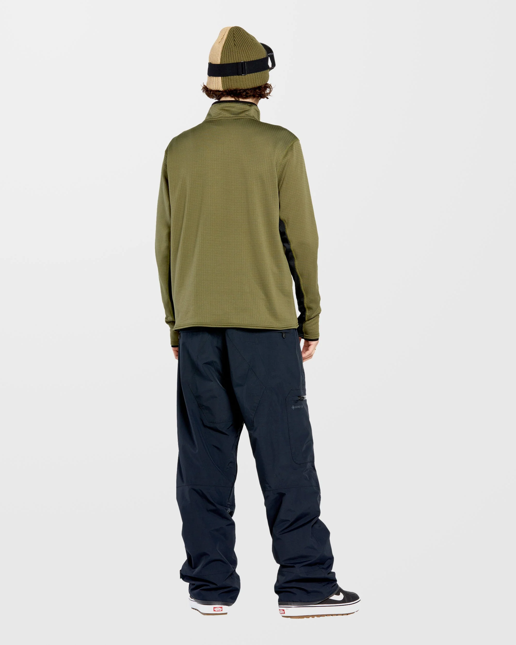 Sweat Gridlock Second Layer Fleece - Ivy - Image 4