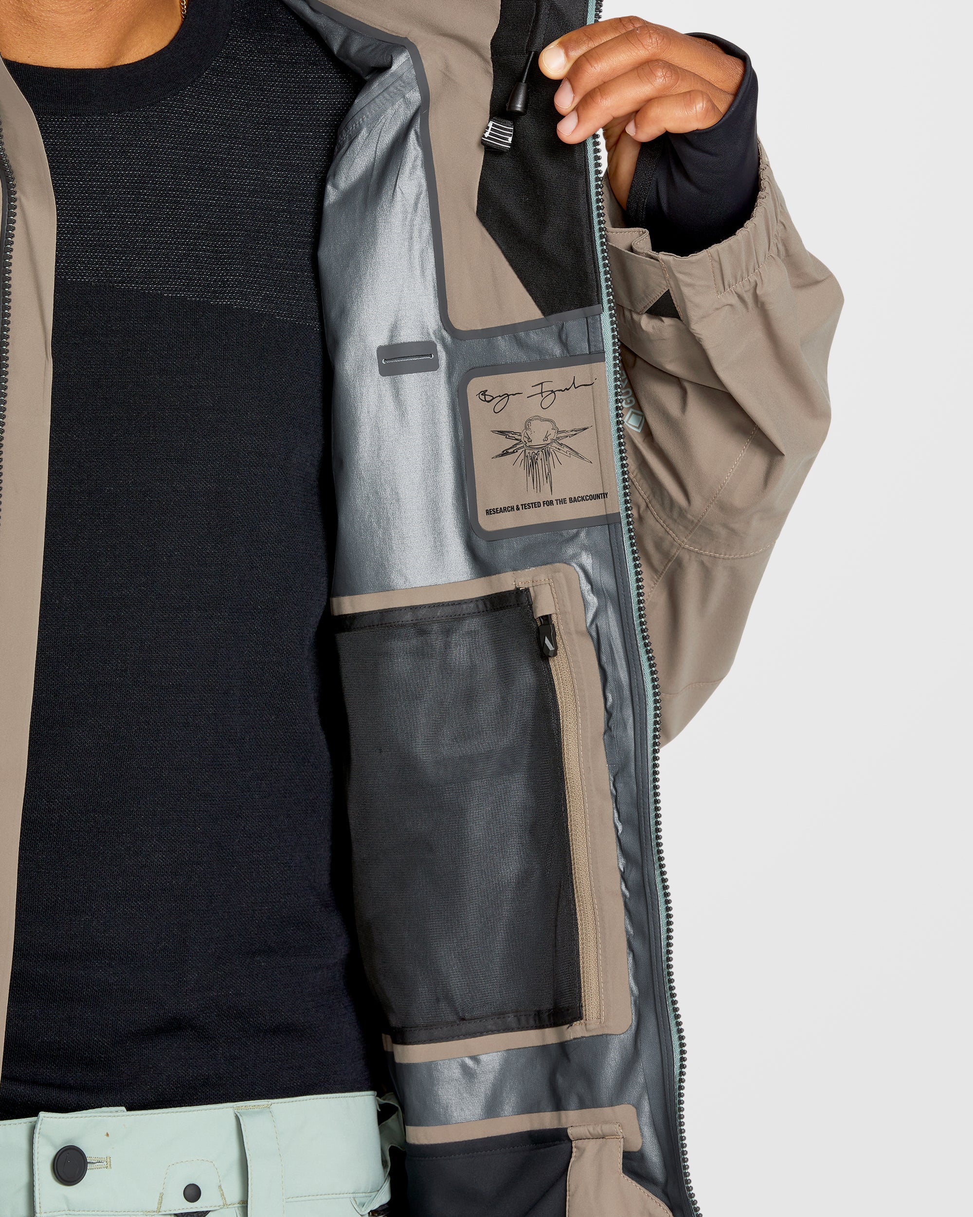 Veste Guch Stretch Gore-Tex - Chestnut Brown - Image 11
