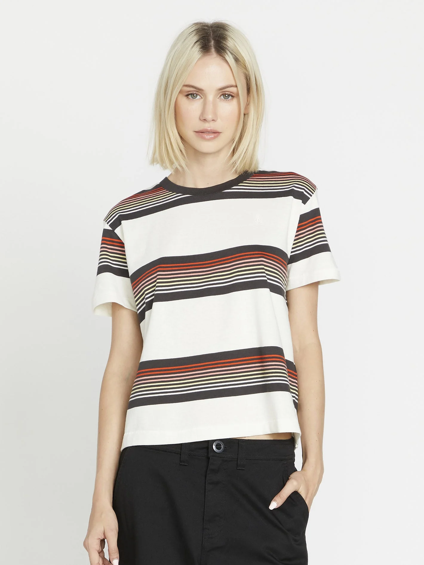 T-Shirt Halite Stripe - Firecracker