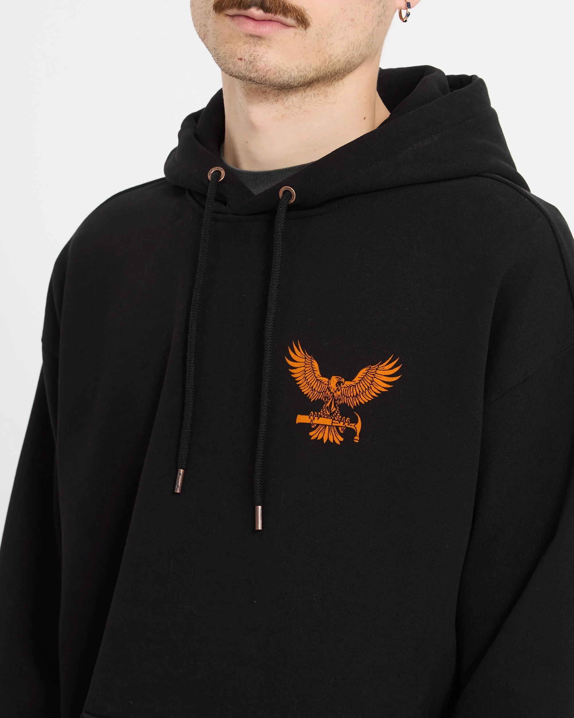 Sweat à capuche Hammered - Black - Image 10