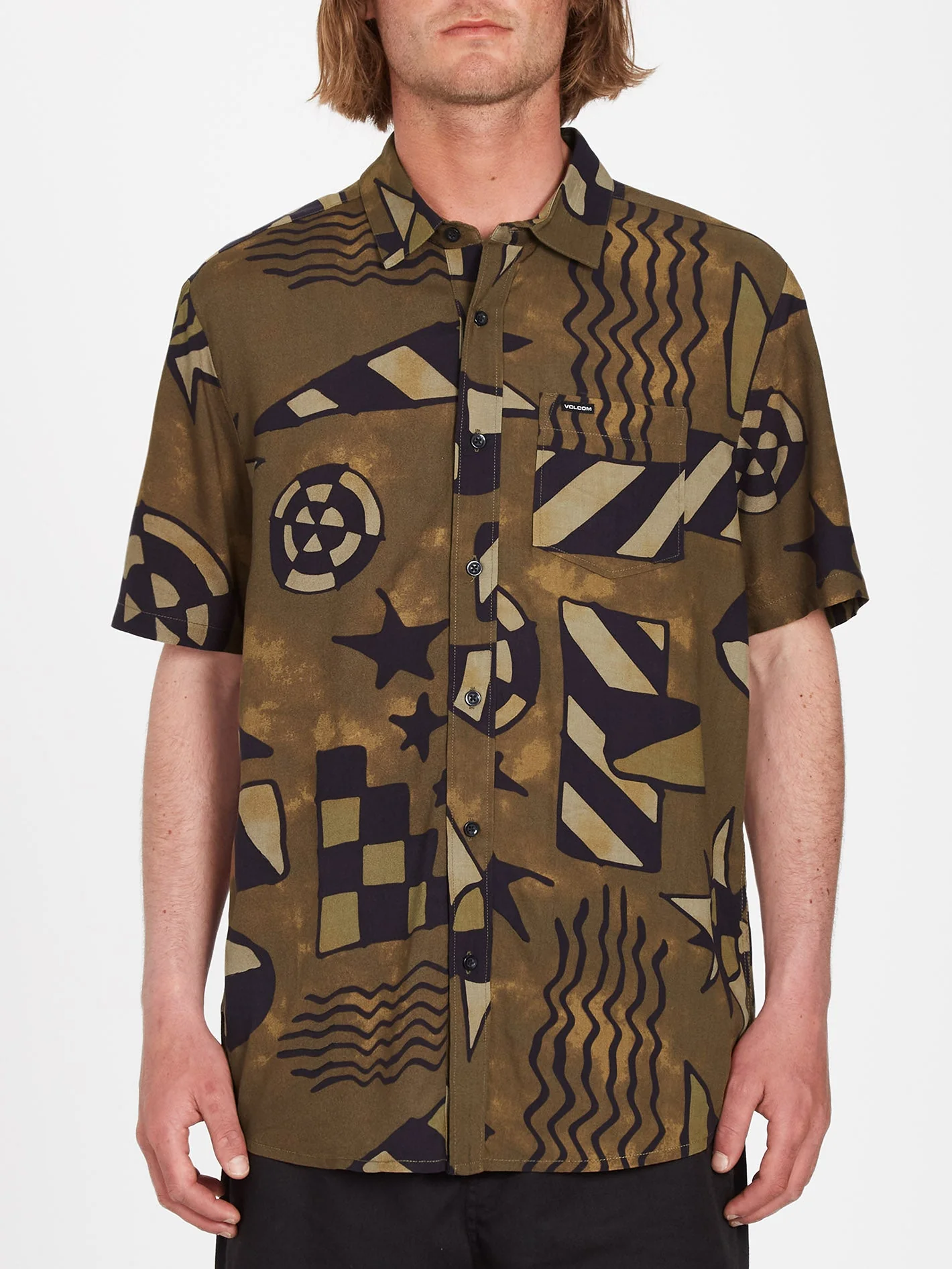 Chemise Hand Geo - SERVICE GREEN - Image 3