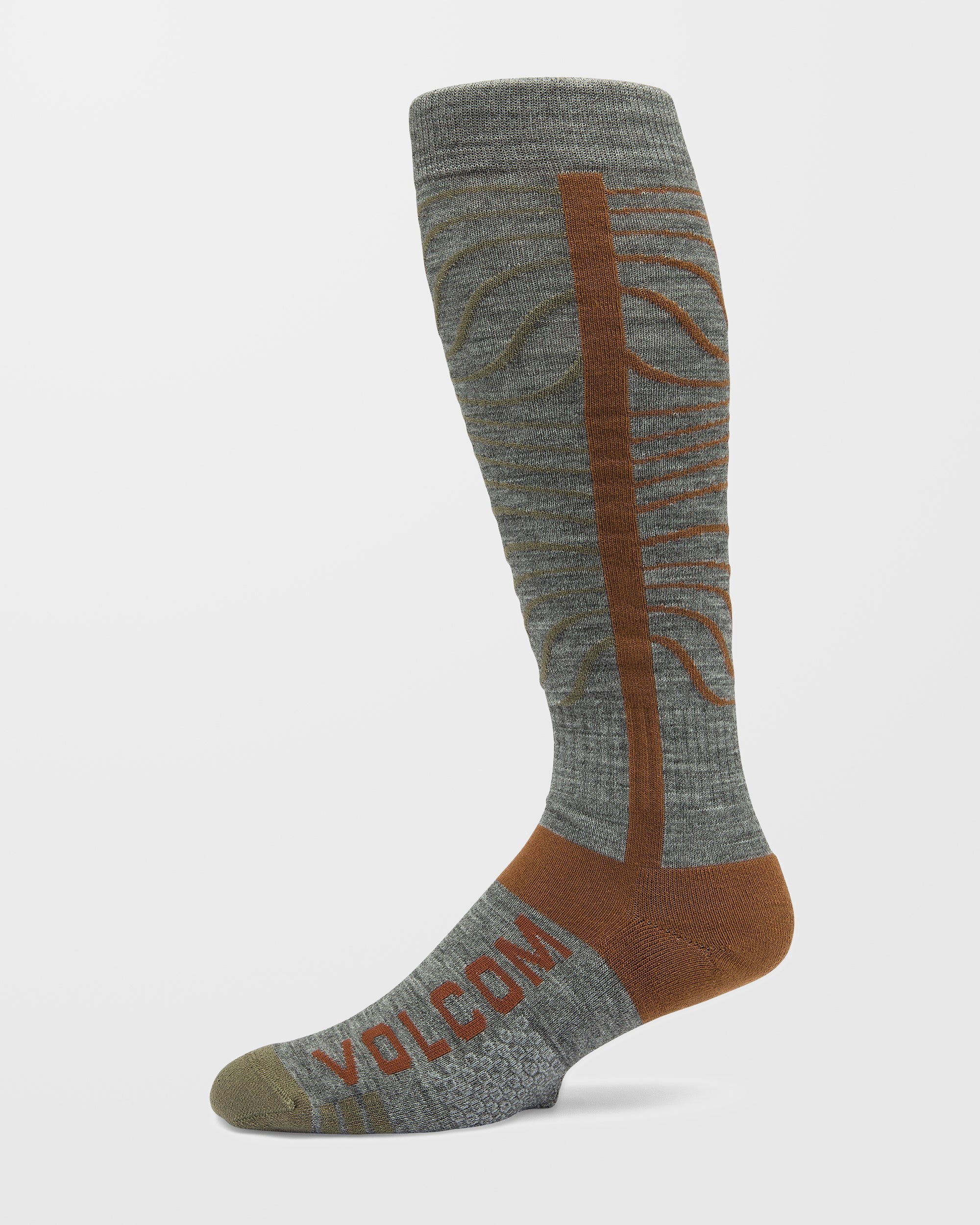 Chaussettes Heavy Over-The-Calf - Heather Grey - Image 3