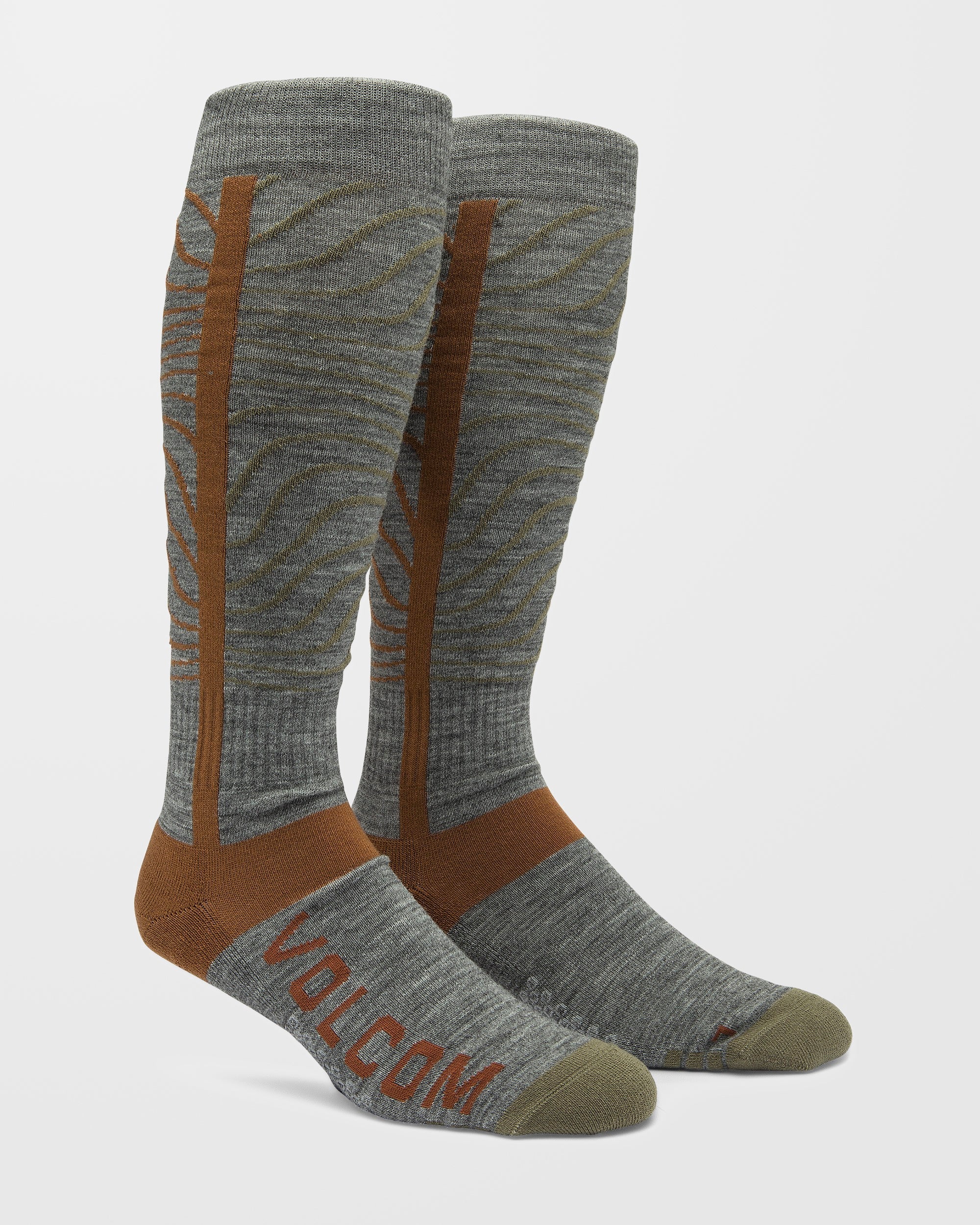 Chaussettes Heavy Over-The-Calf - Heather Grey - Image 4