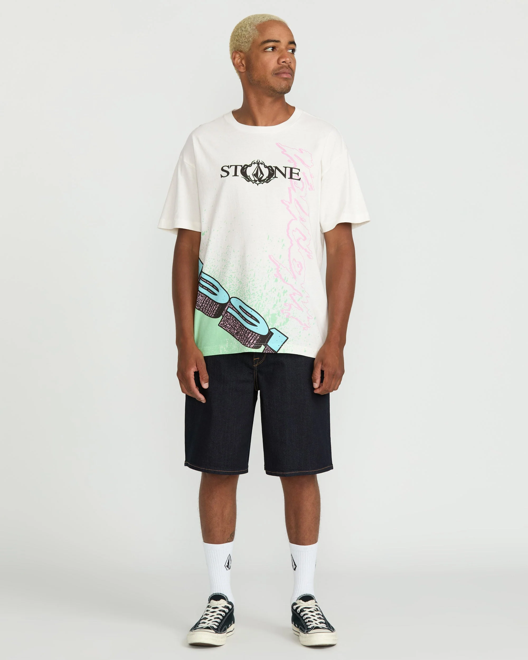 T-Shirt Heavy Tubes - Off White - Image 4