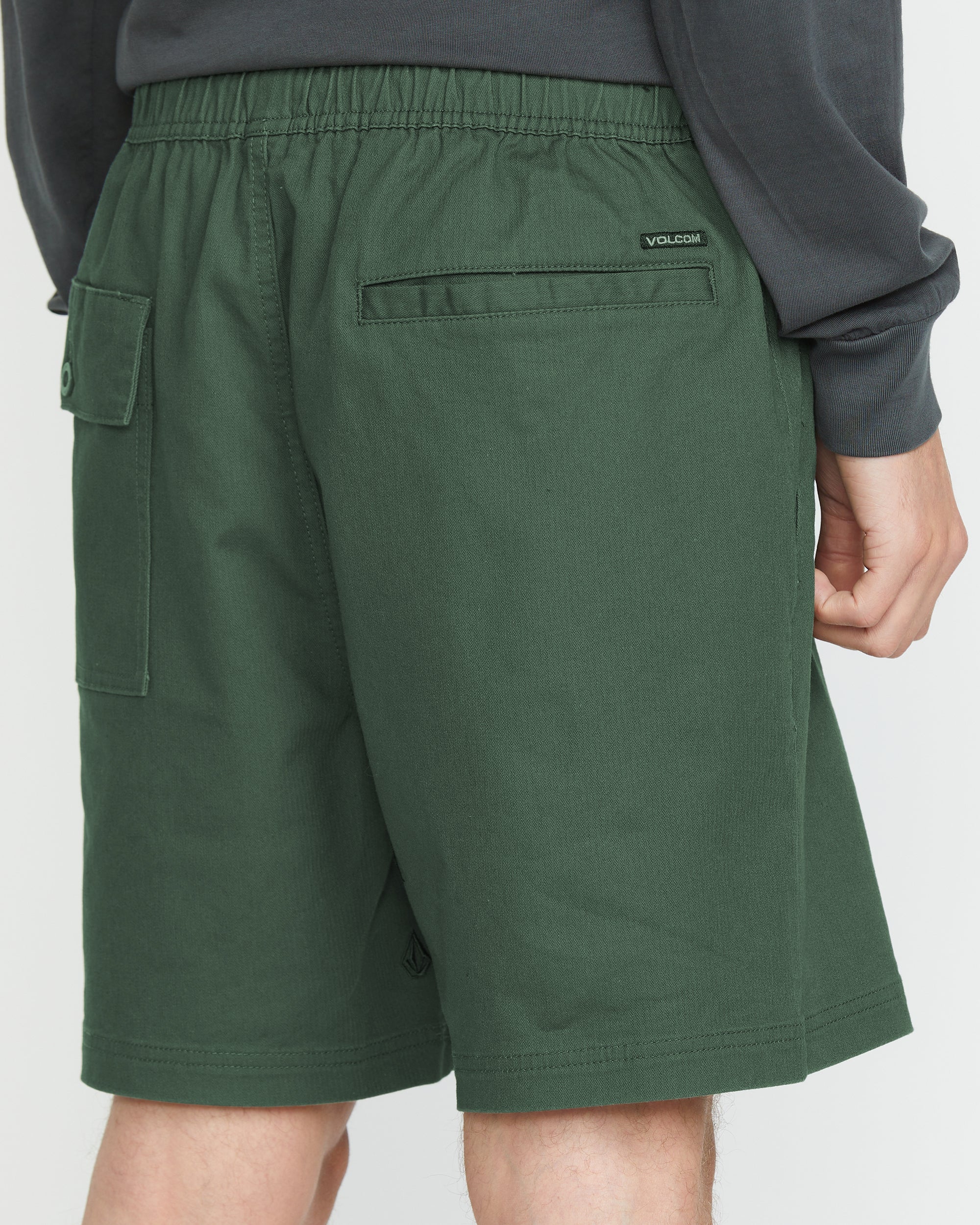 Short High Stone Elasticated Waist 18" - ALPINE - Image 4
