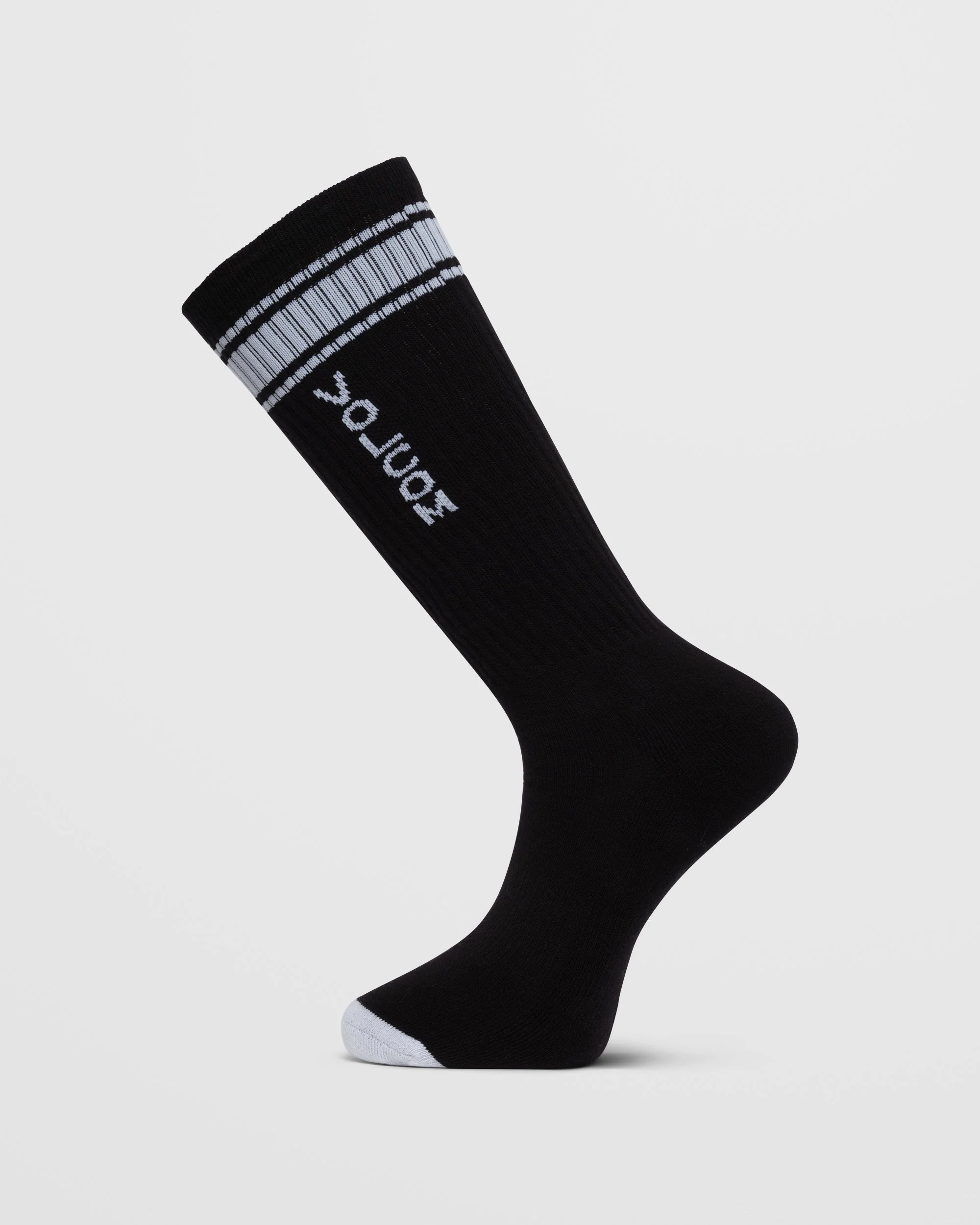 Chaussettes High Stripe - BLACK - Image 2