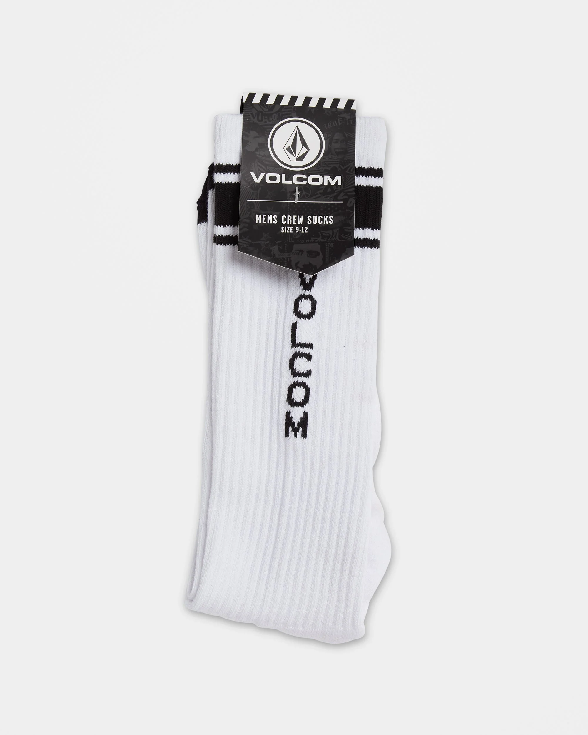 Chaussettes High Stripe - White