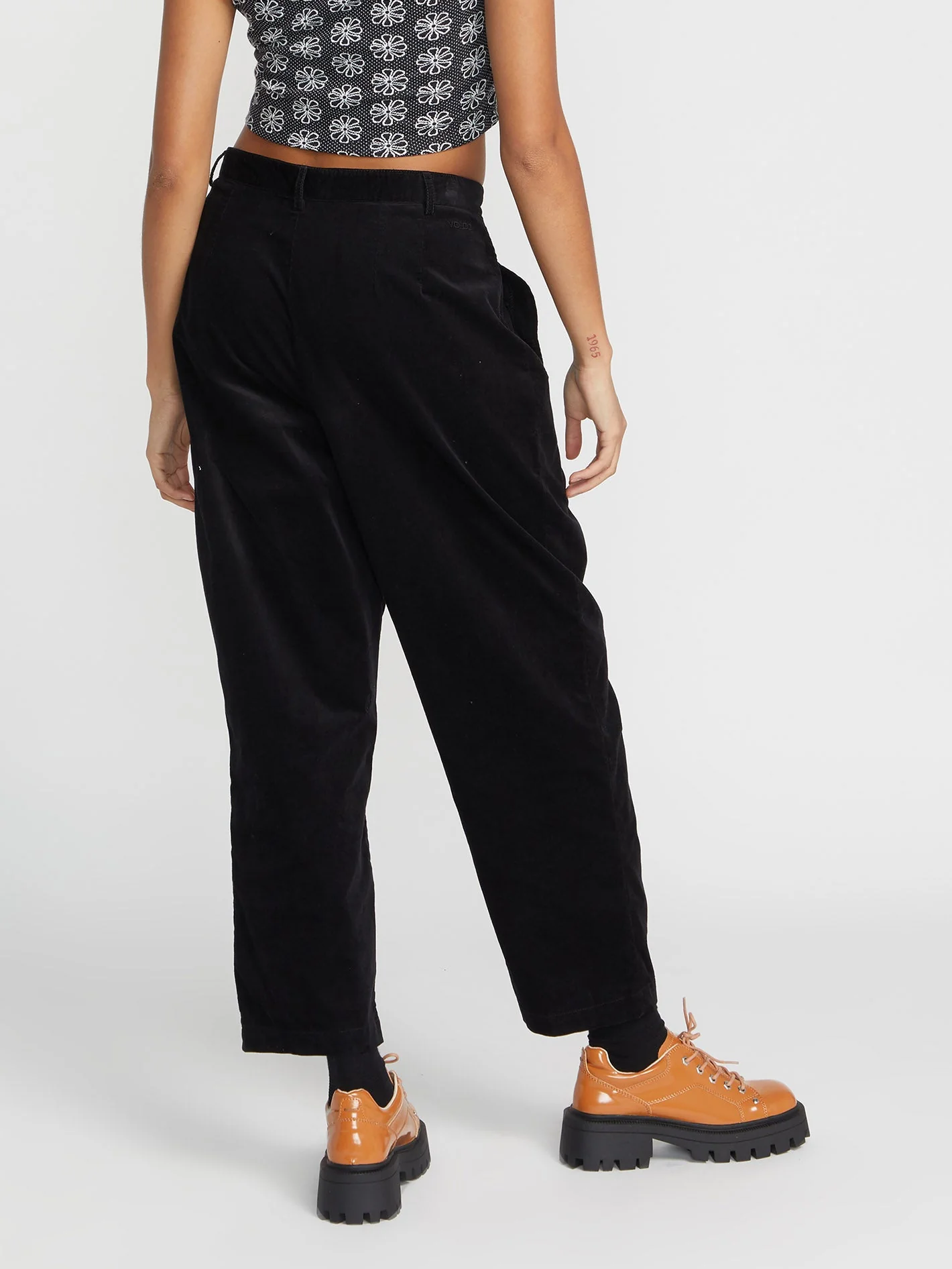 Pantalon Côtelé Histone - BLACK - Image 2