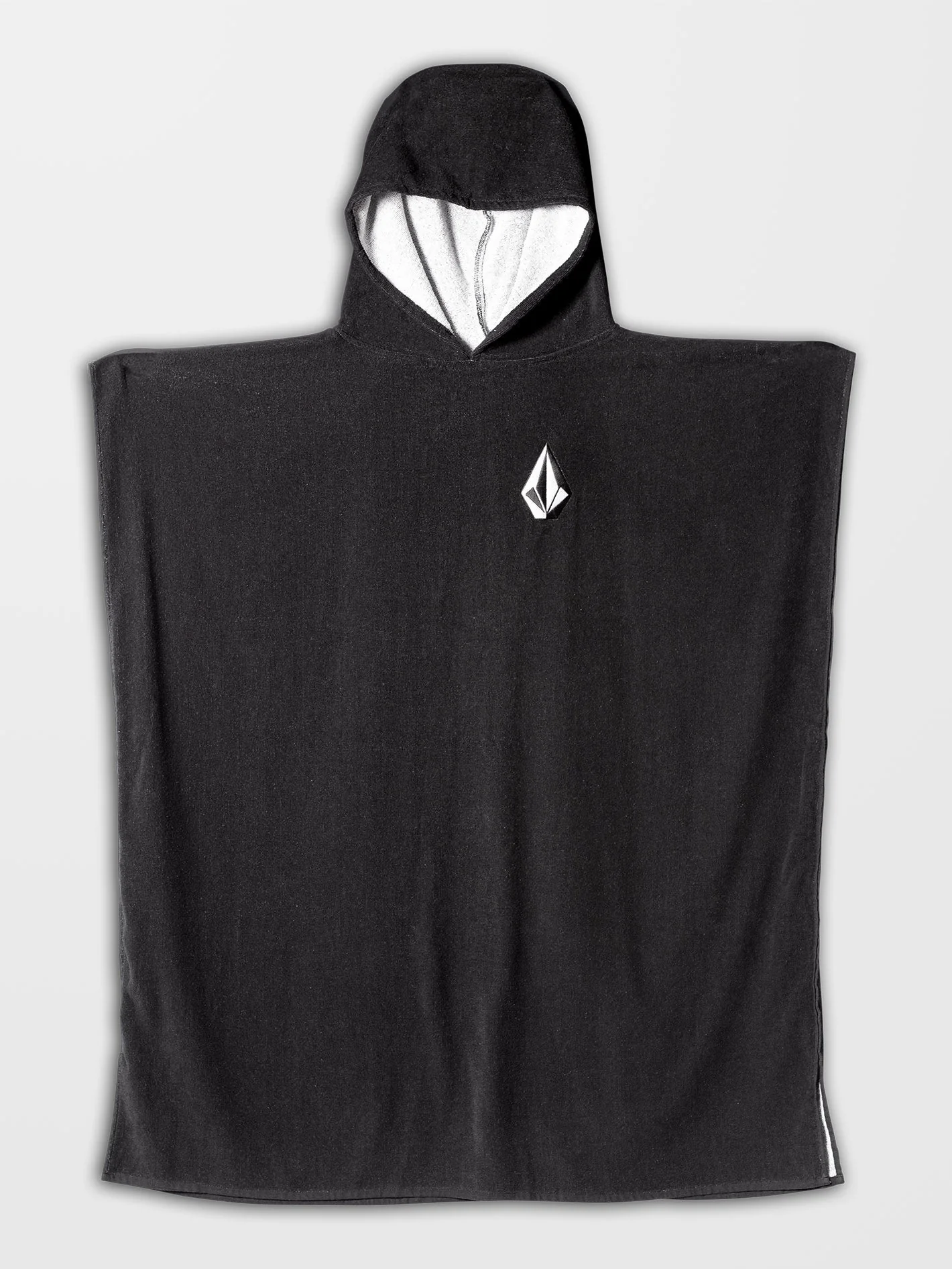 Poncho à capuche - BLACK