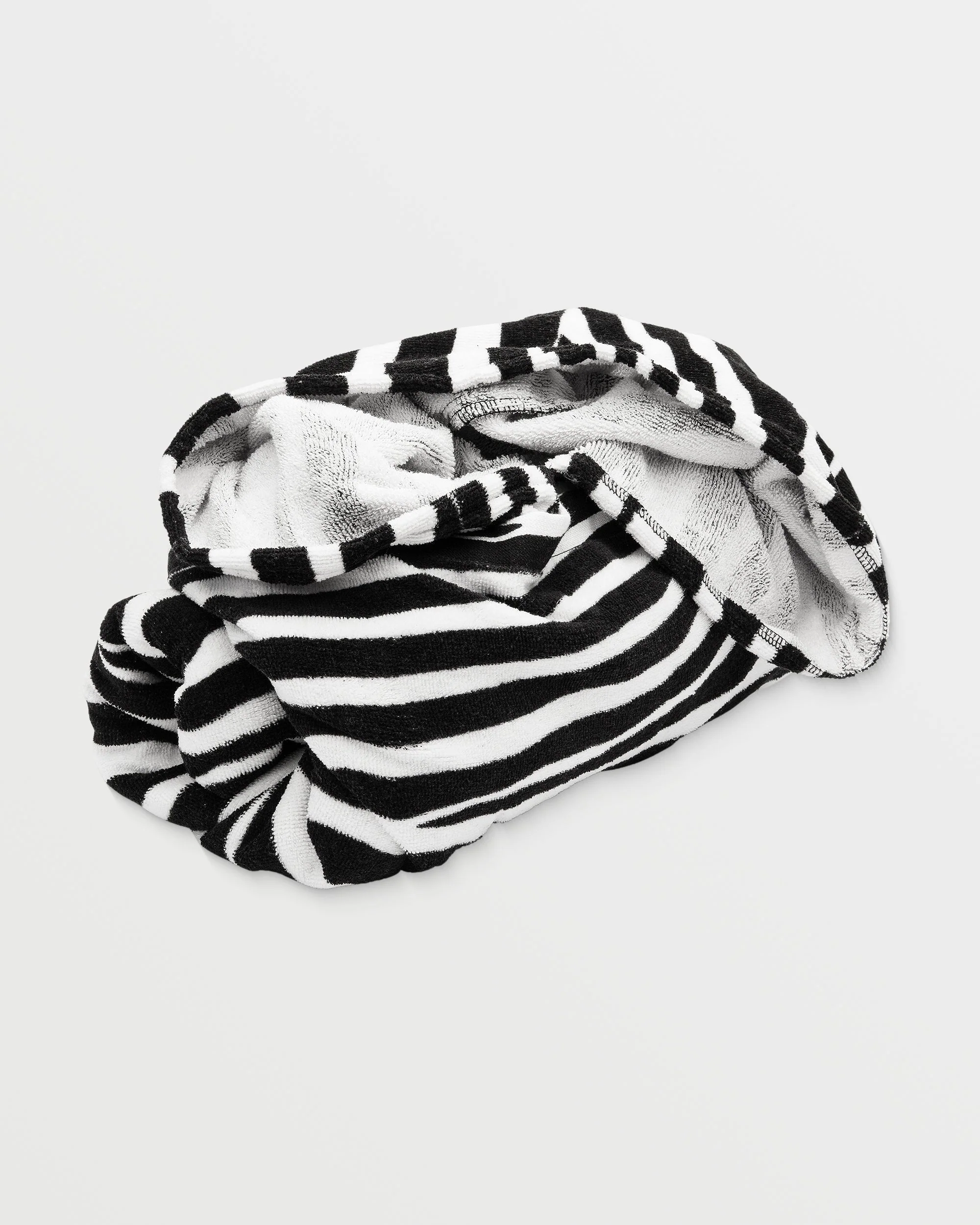 Poncho à Capuche - WHITE BLACK - Image 2