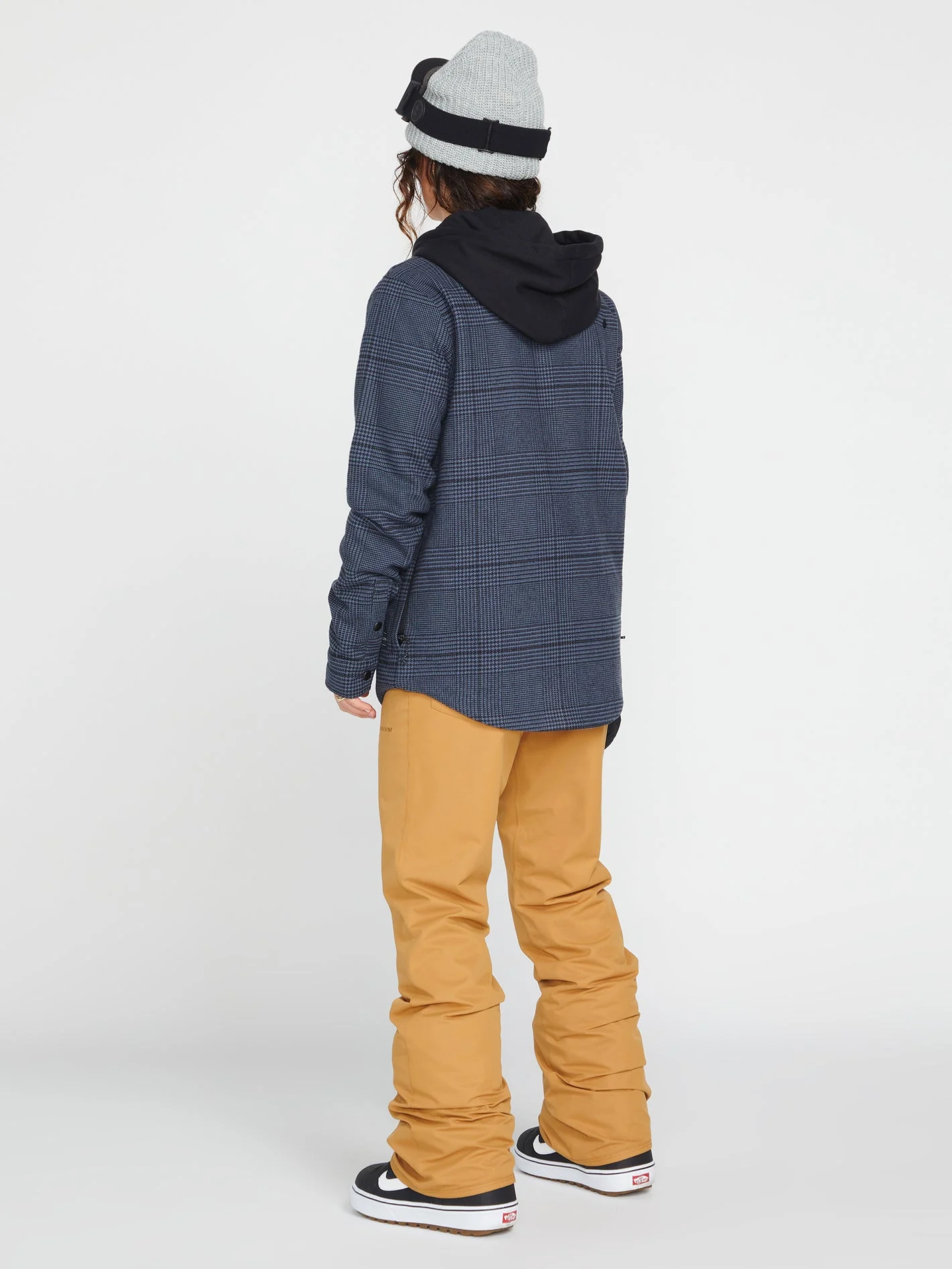 Veste Hooded Flannel - Black - Image 2