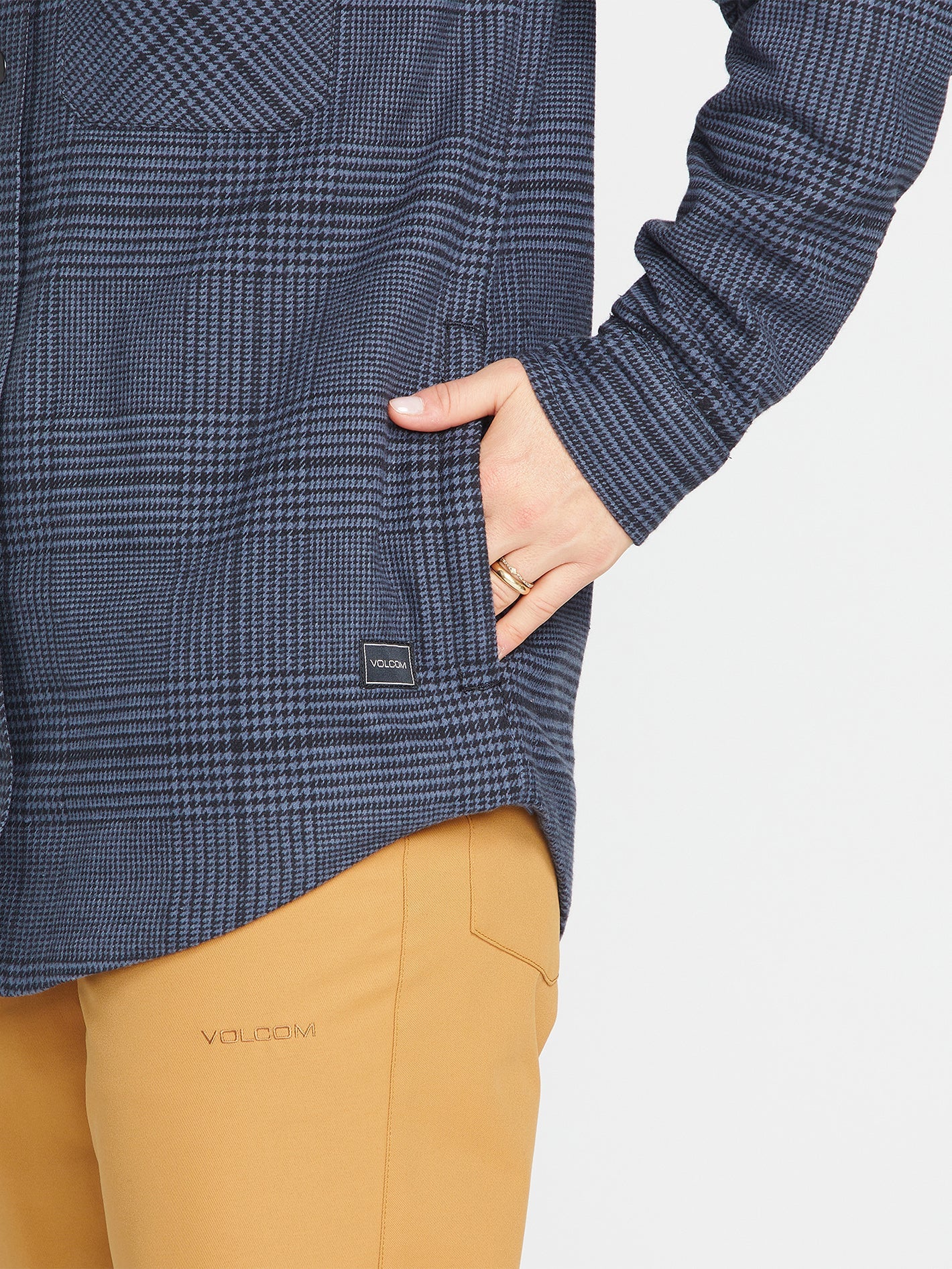 Veste Hooded Flannel - Black - Image 3