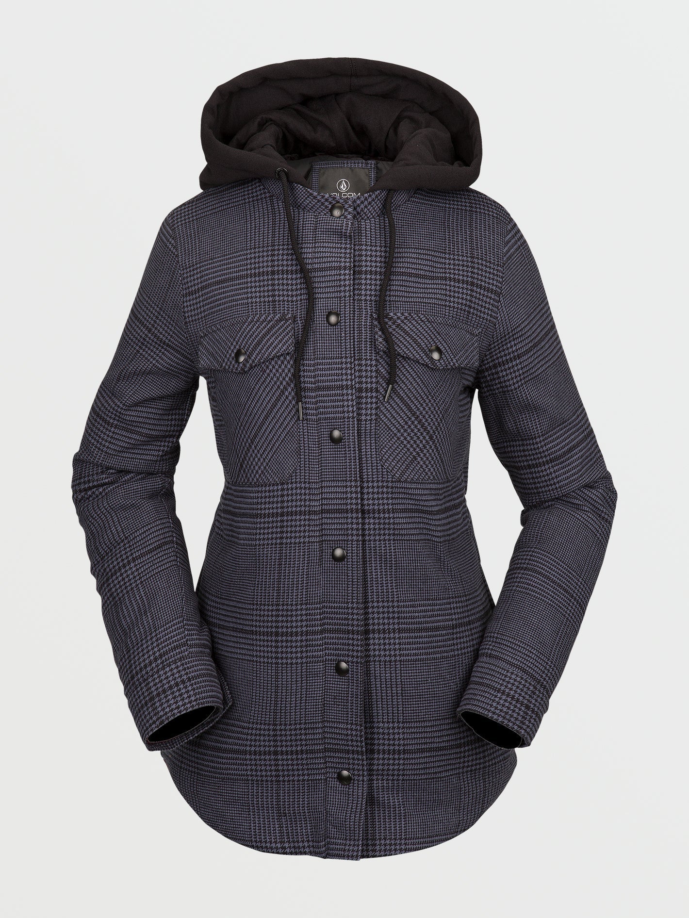 Veste Hooded Flannel - Black - Image 5