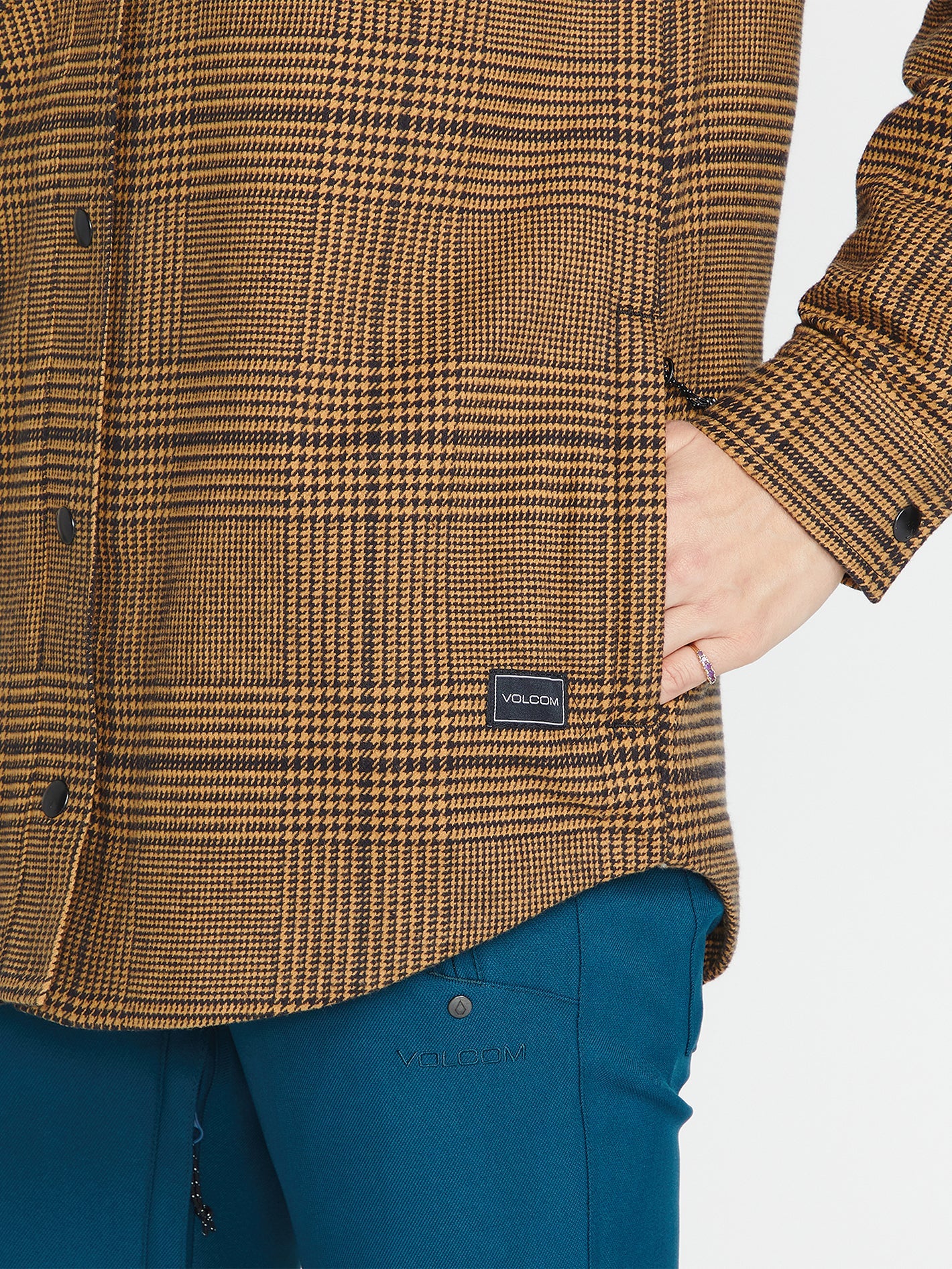Veste Hooded Flannel - Caramel - Image 4