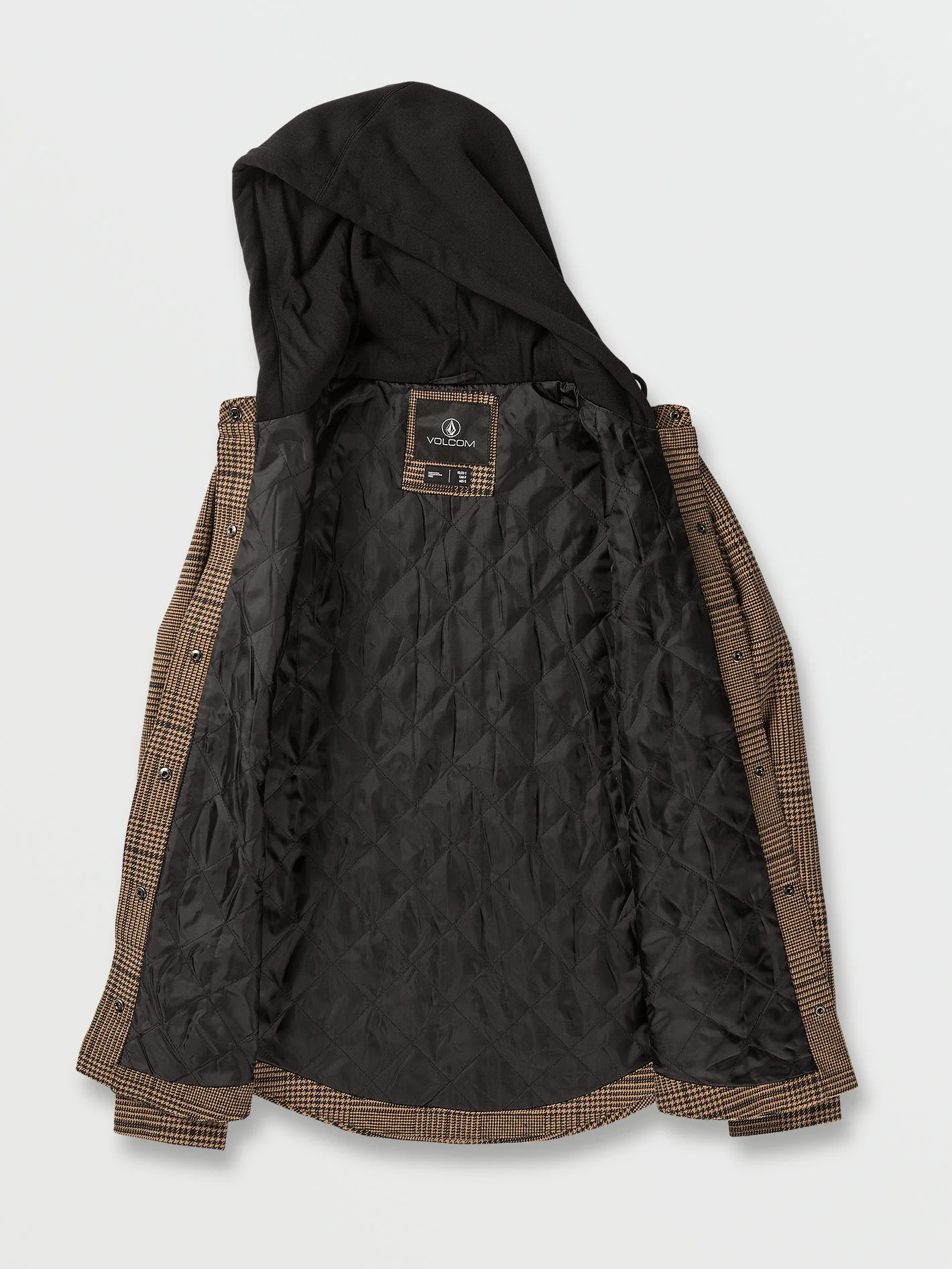 Veste Hooded Flannel - Caramel - Image 5