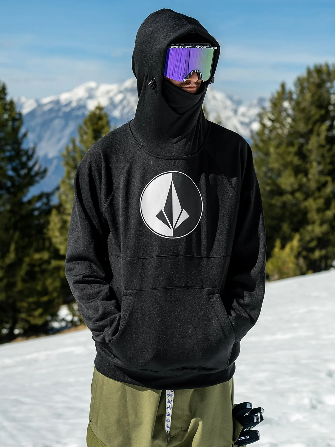 Sweat à capuche Hydro Riding - BLACK