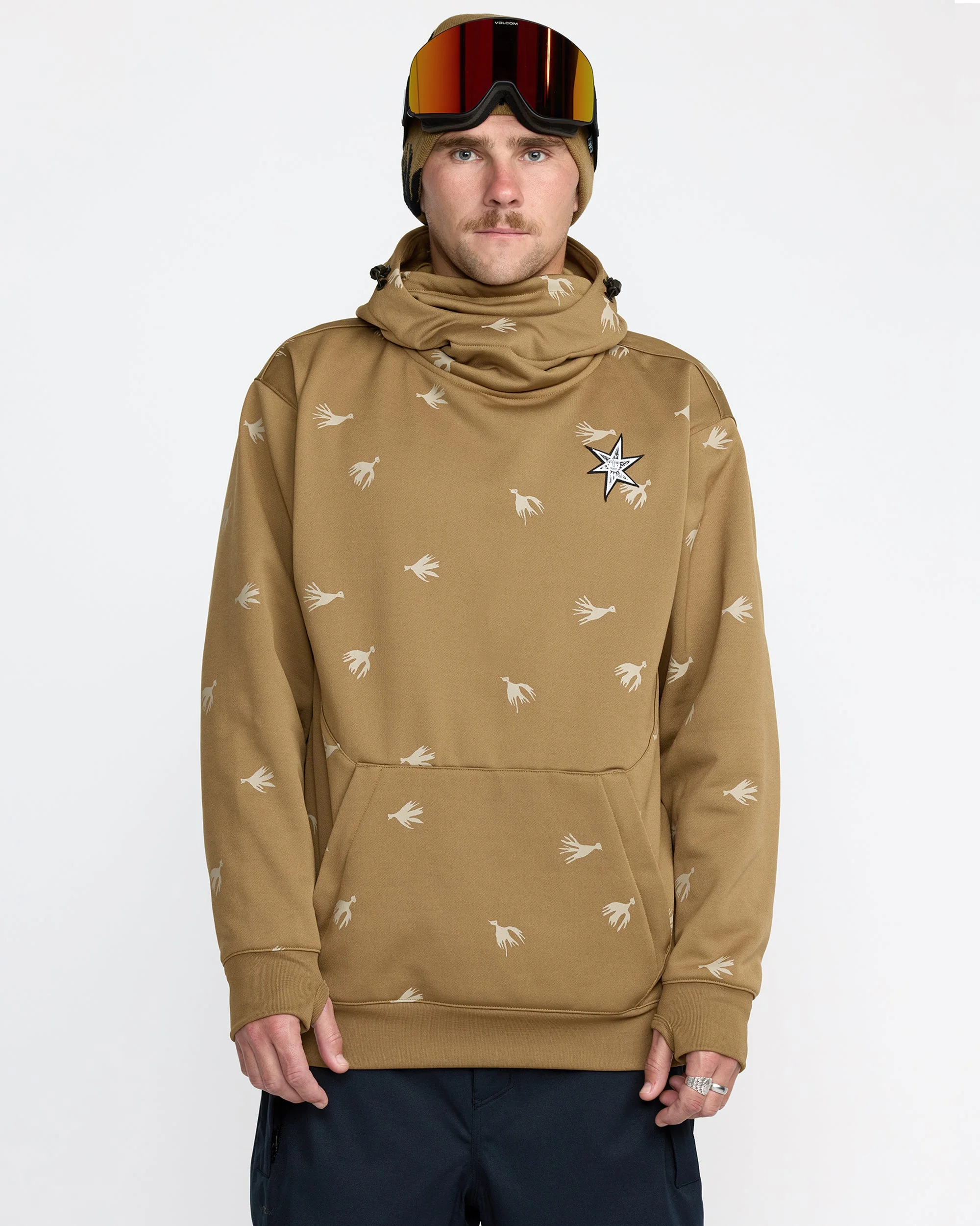 Sweat à capuche Hydro Riding - Bronze