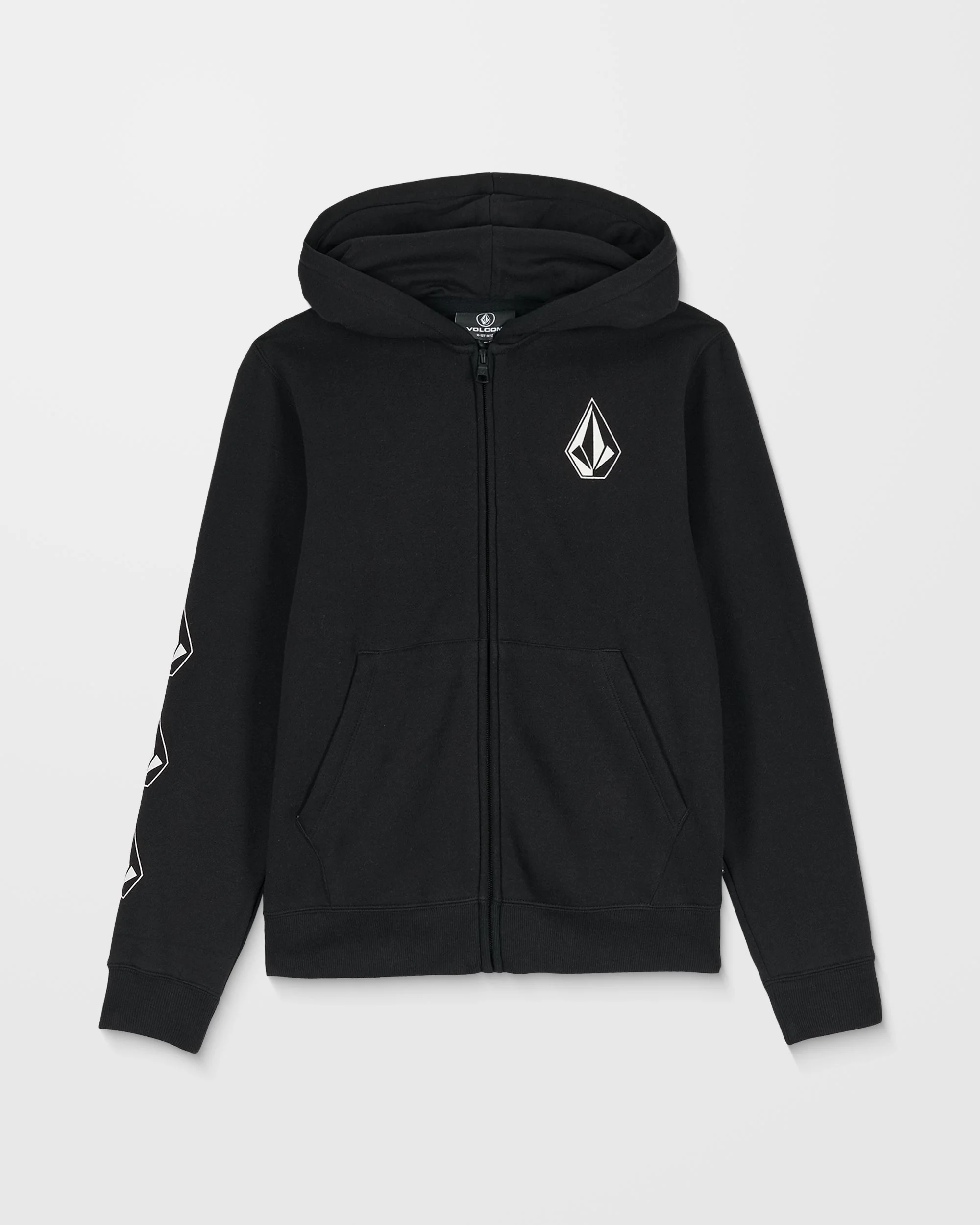 Sweat À Capuche Zippé Iconic Stone Gid - Black - (ENFANT)