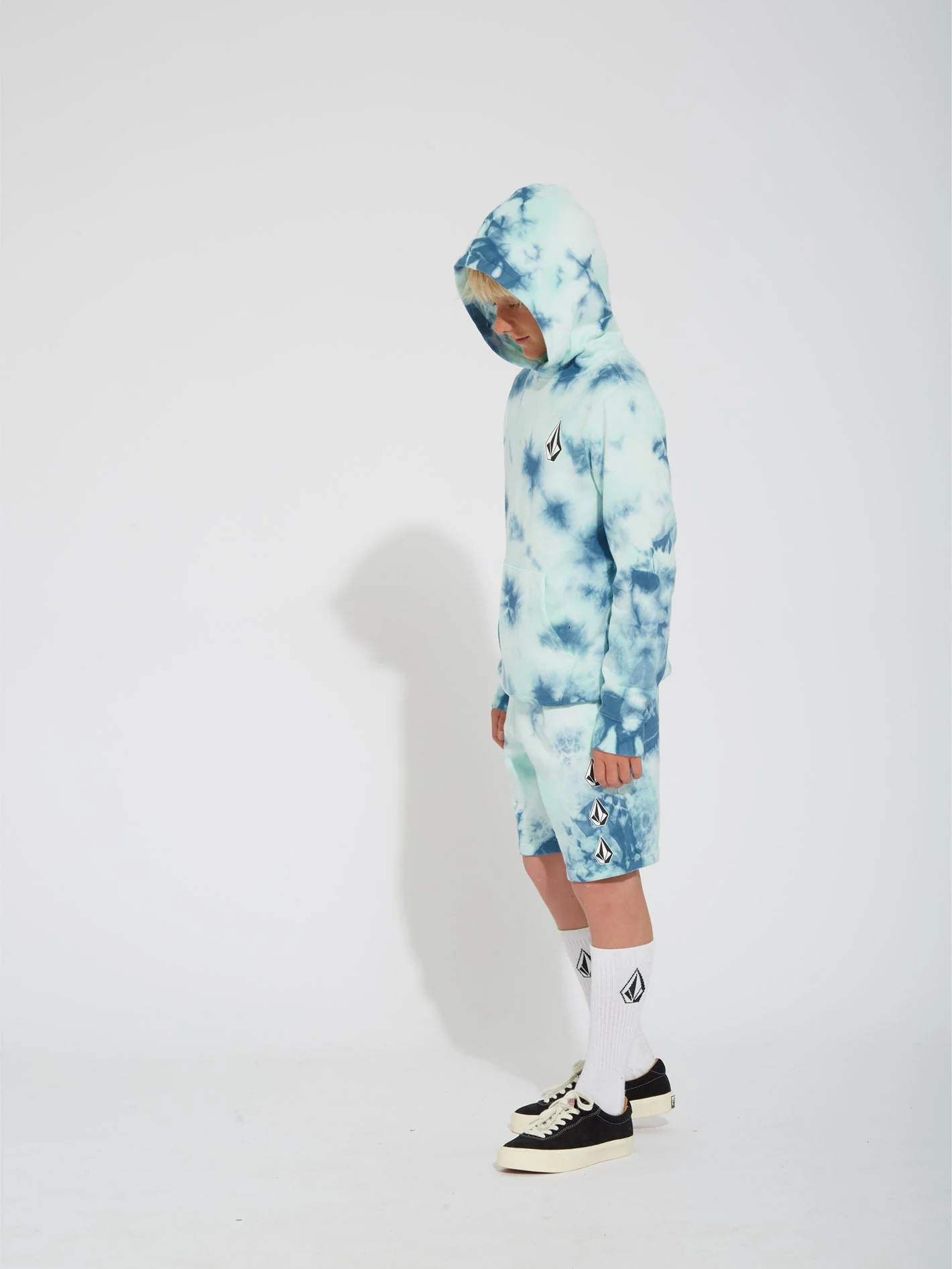Sweat à capuche Iconic Stone Plus - TEMPLE TEAL - (ENFANT) - Image 5