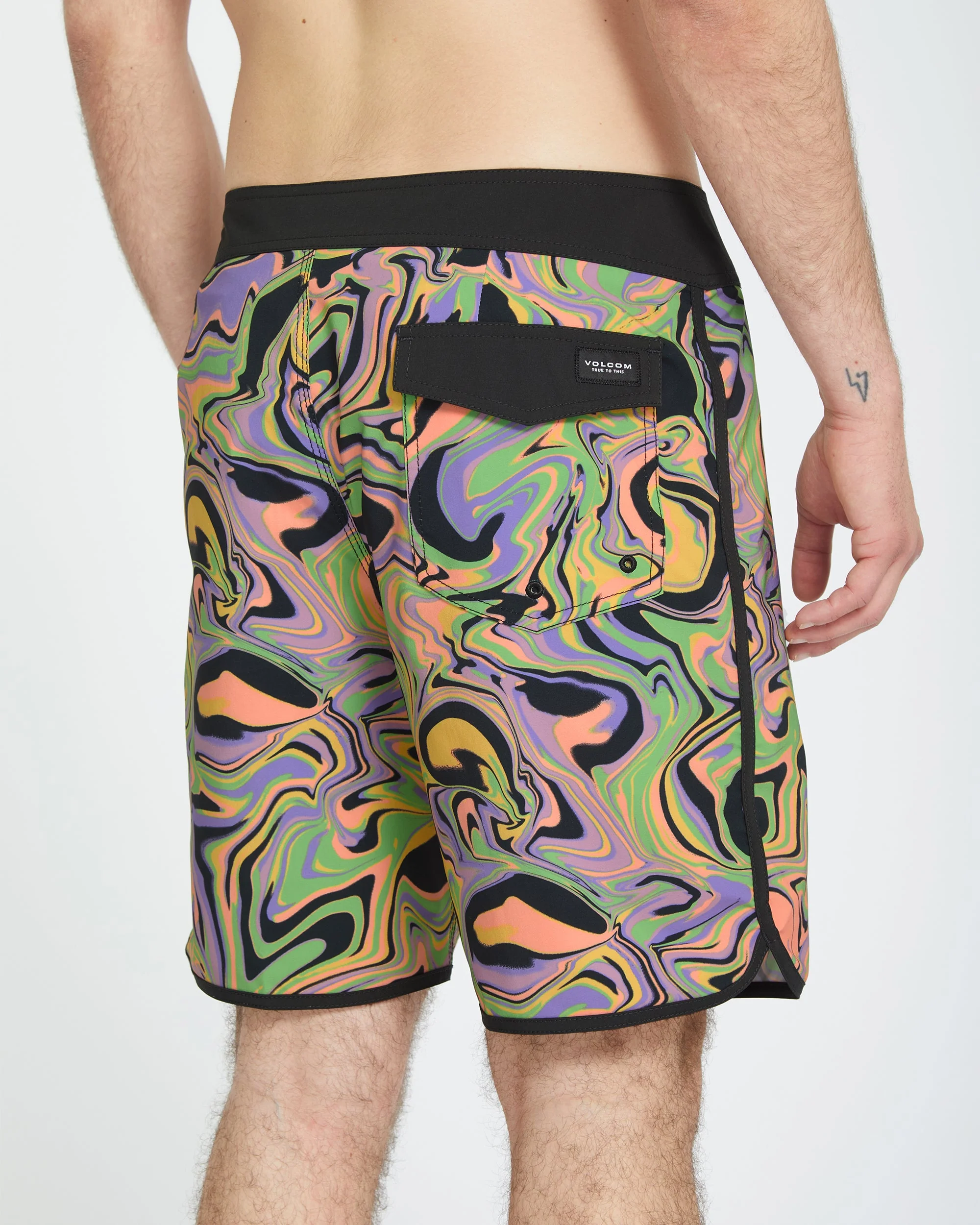 Boardshort Infuse Scallop Mod 19" - STEEL PURPLE - Image 4