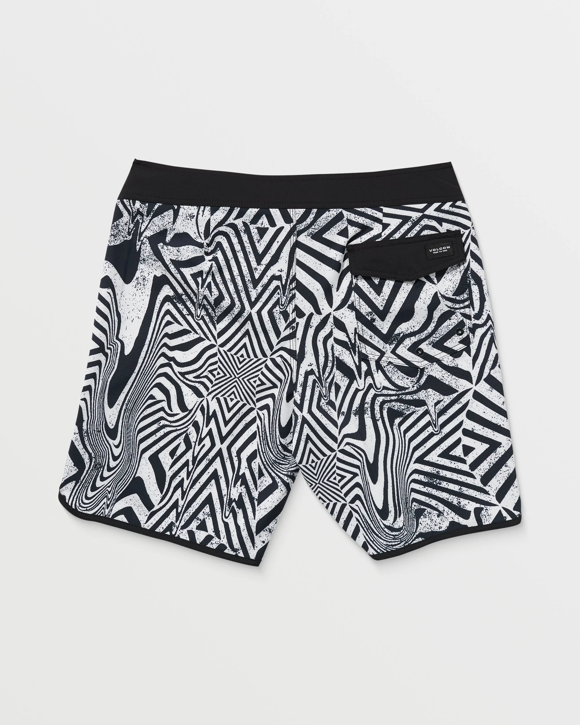 Boardshort Infuse Scallop Mod 19" - White Black - Image 7