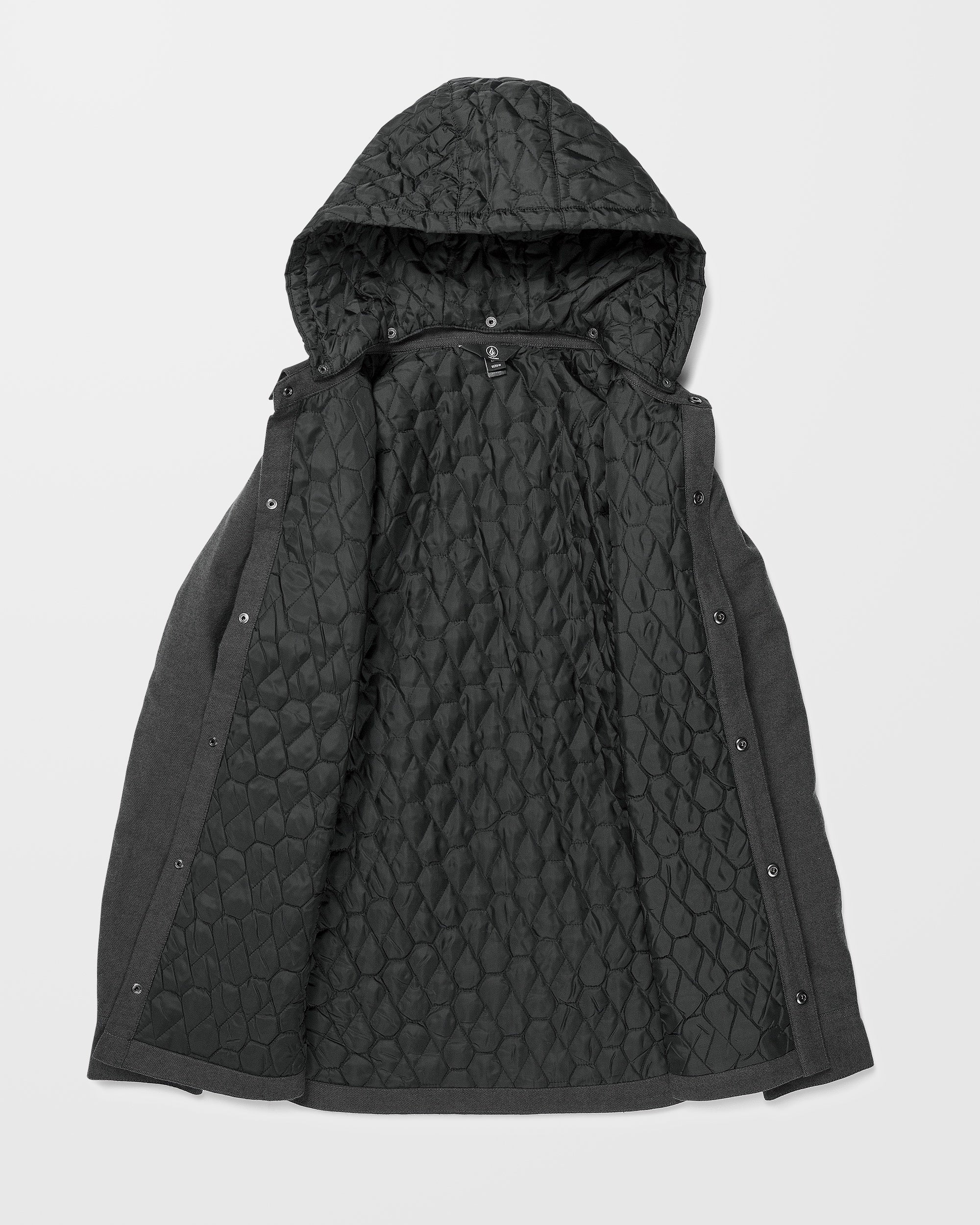 Veste Insulated Riding Flannel - Heather Black - Image 4