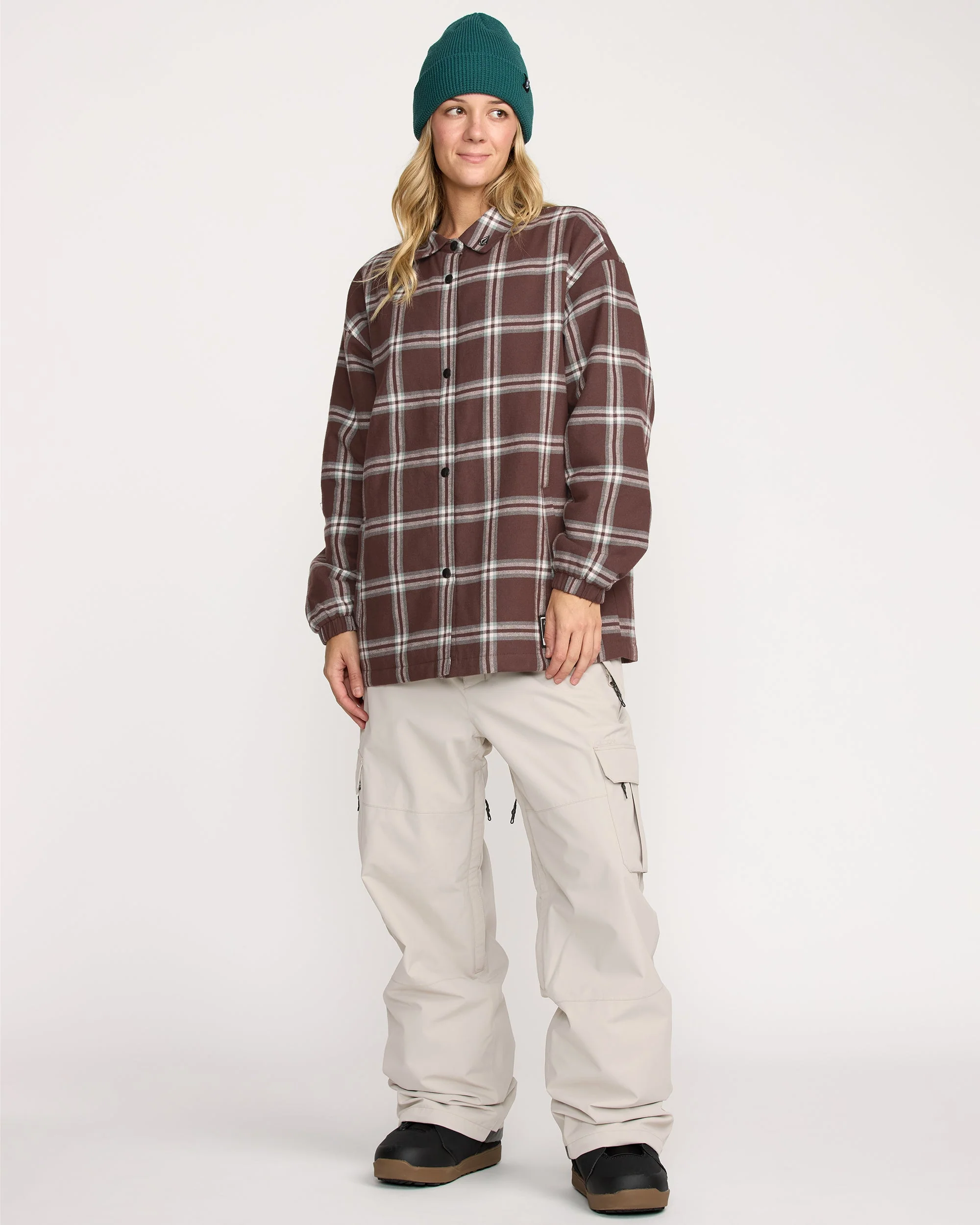 Veste Flannel Insulated Riding - Oxblood - Image 3