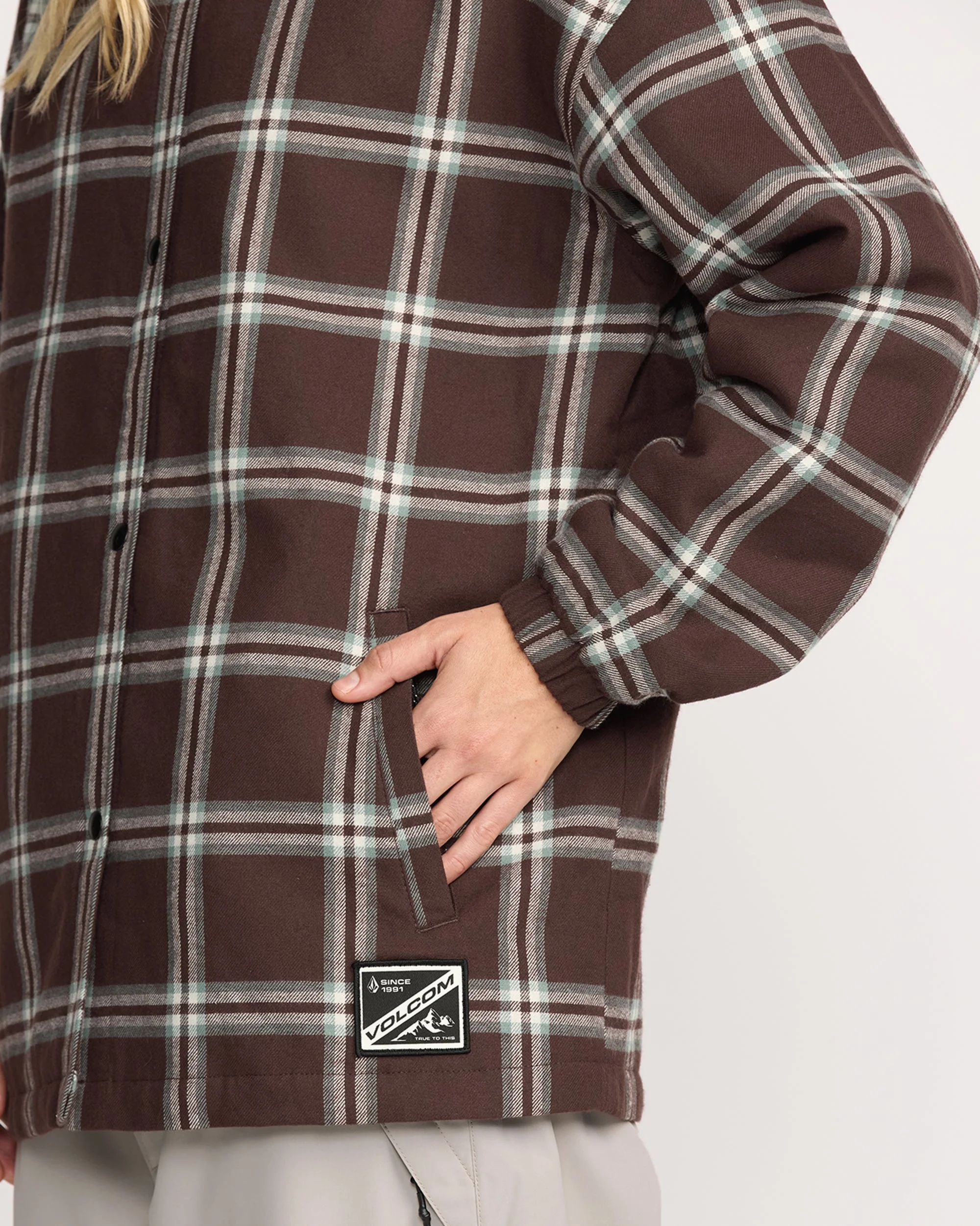 Veste Flannel Insulated Riding - Oxblood - Image 5