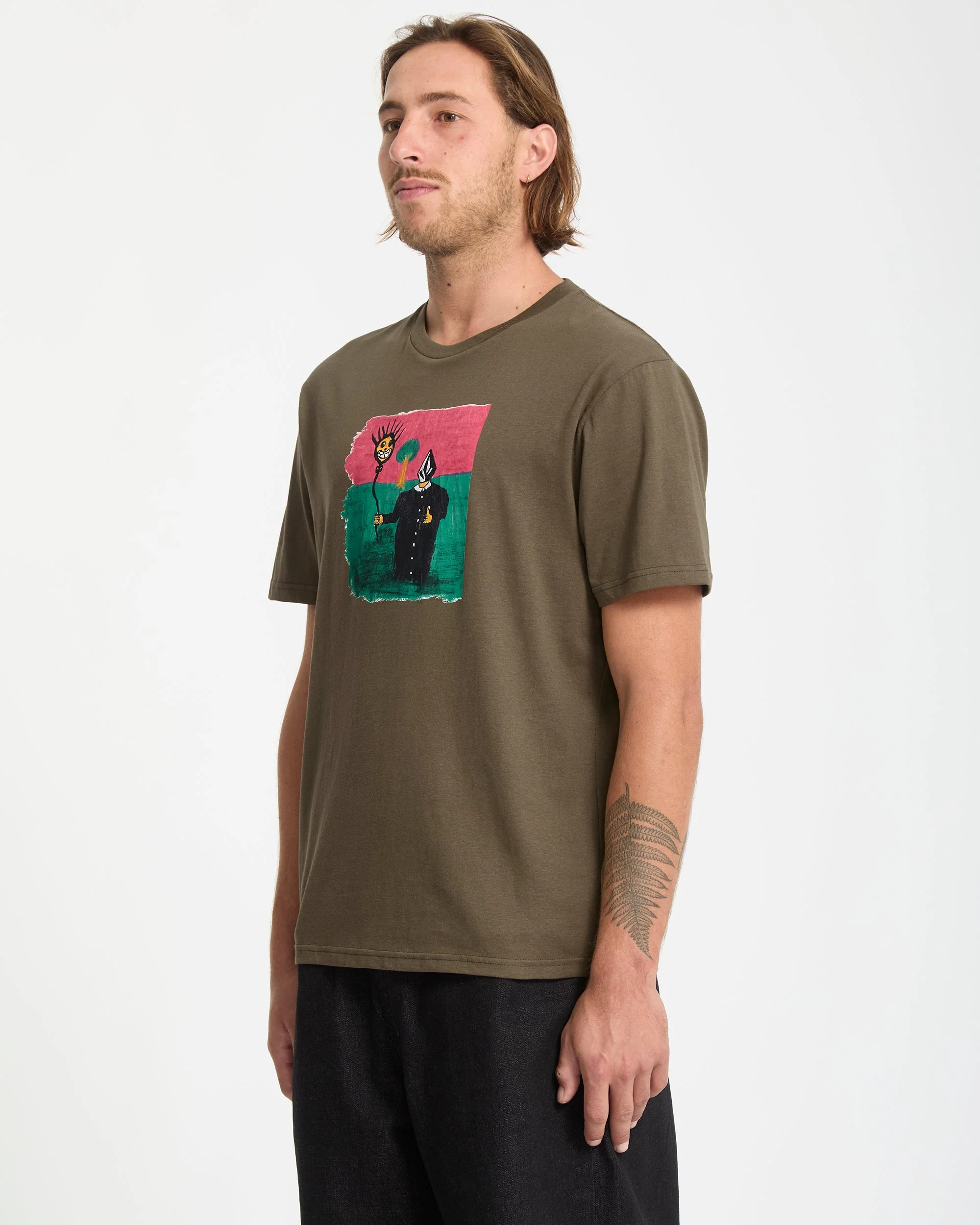 T-Shirt Issam - Sage Leaf - Image 8