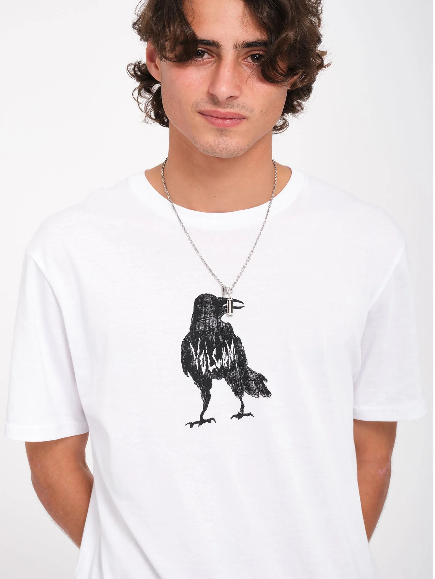 T-shirt Issam Crow - WHITE - Image 2