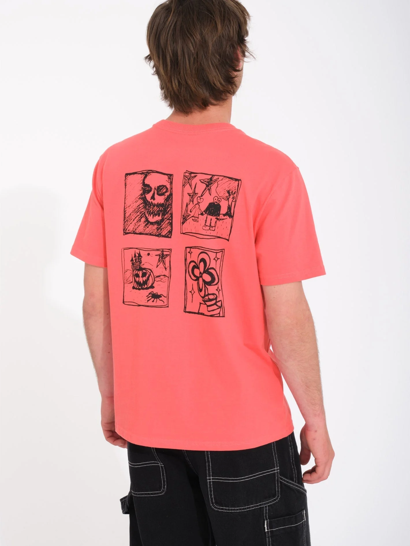 T-shirt Issam Night - WASHED RUBY