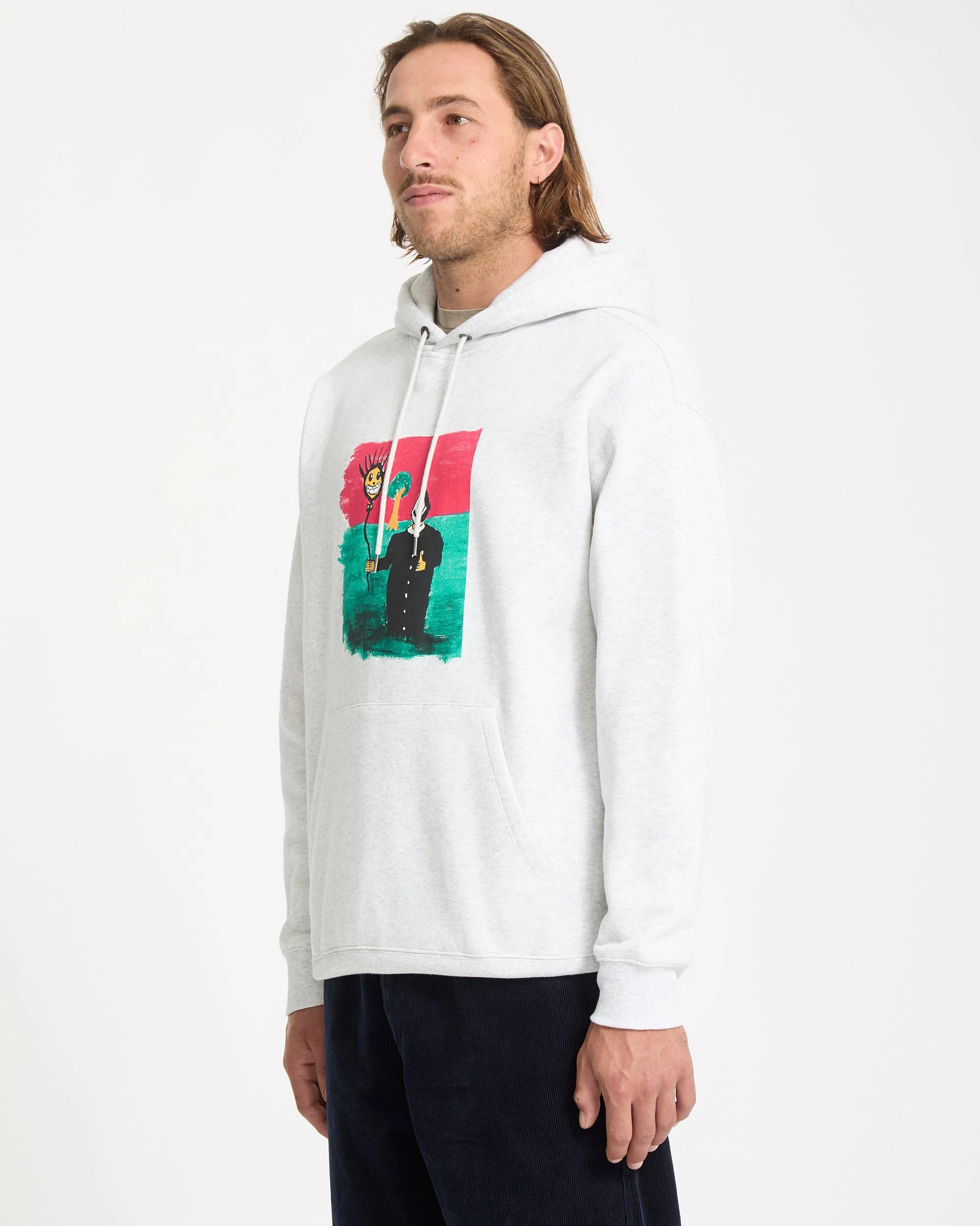 Sweat À Capuche Issam - Bone Heather - Image 10