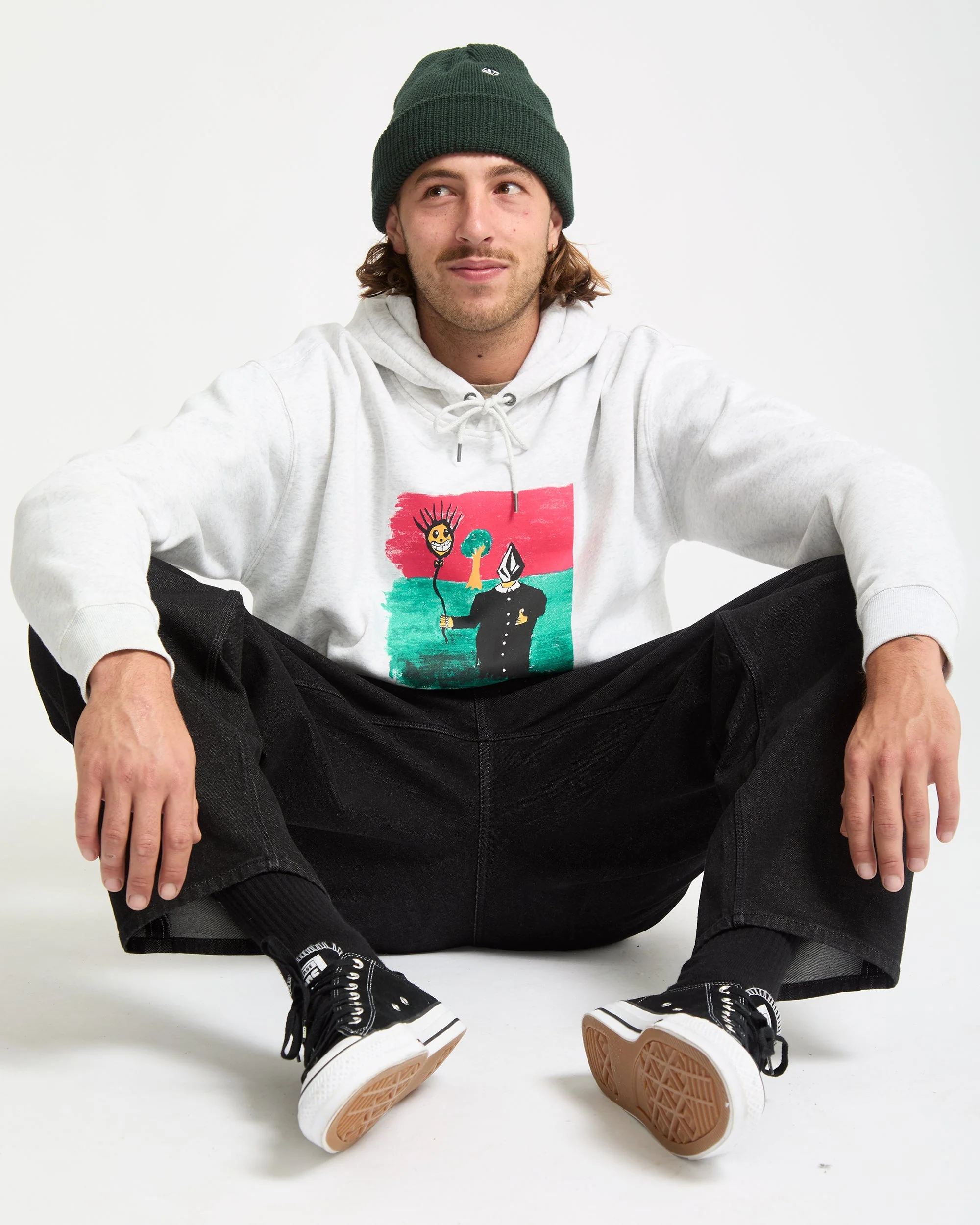 Sweat À Capuche Issam - Bone Heather - Image 8